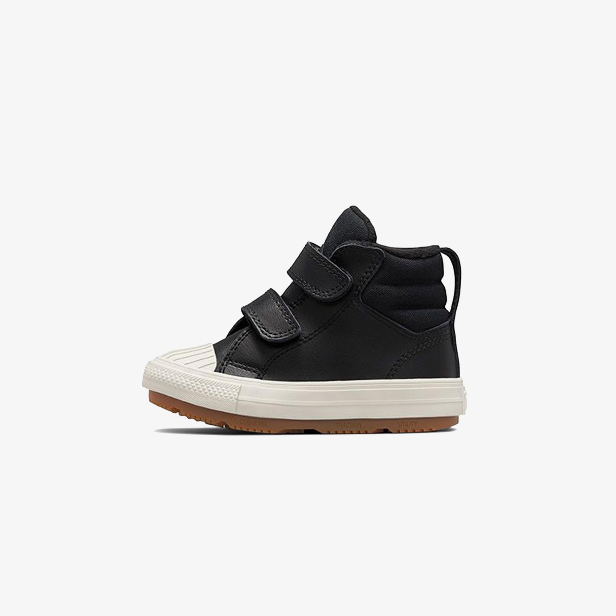 Converse Chuck Taylor All Star Berkshire Çocuk Siyah Deri Bot