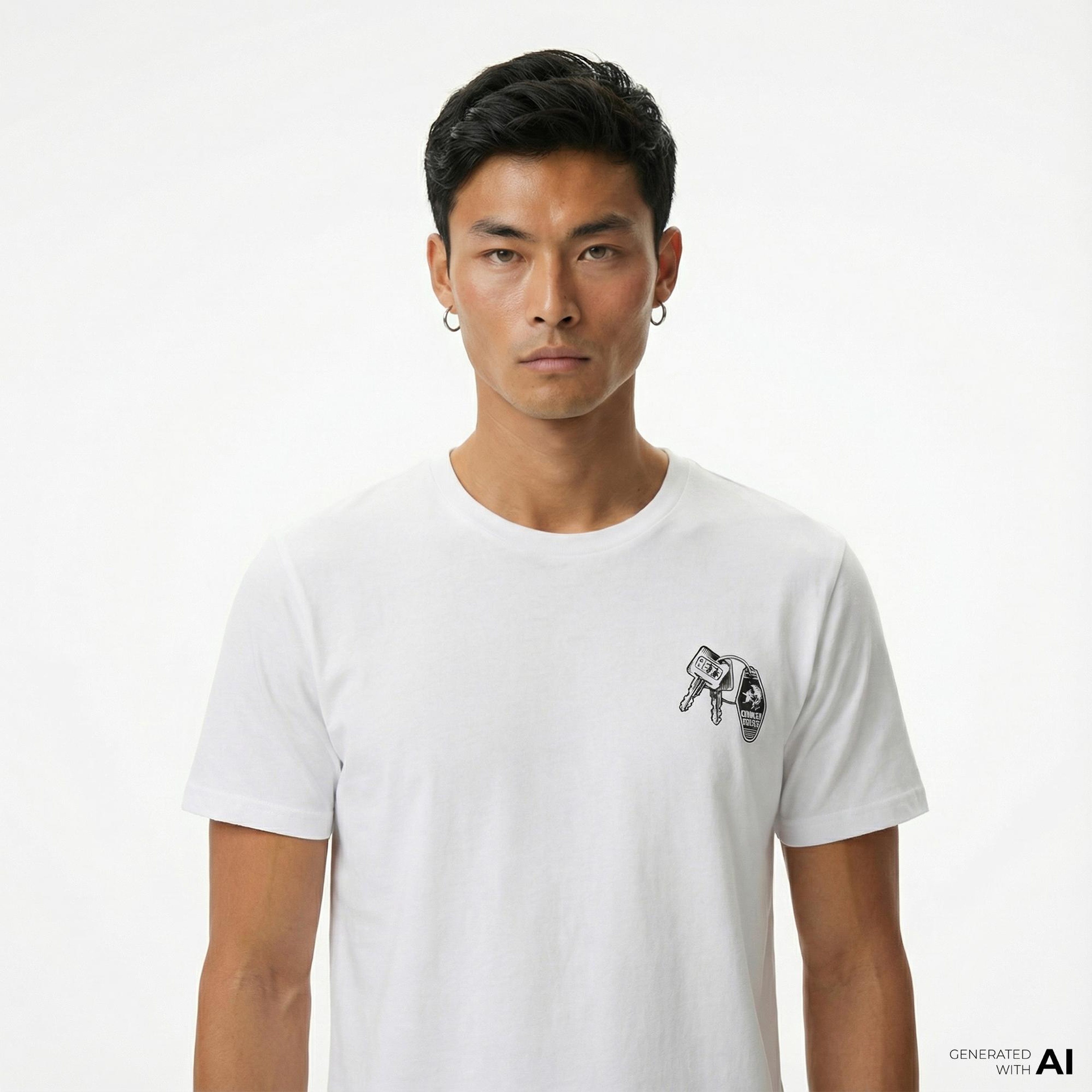 Converse Erkek Beyaz T-Shirt