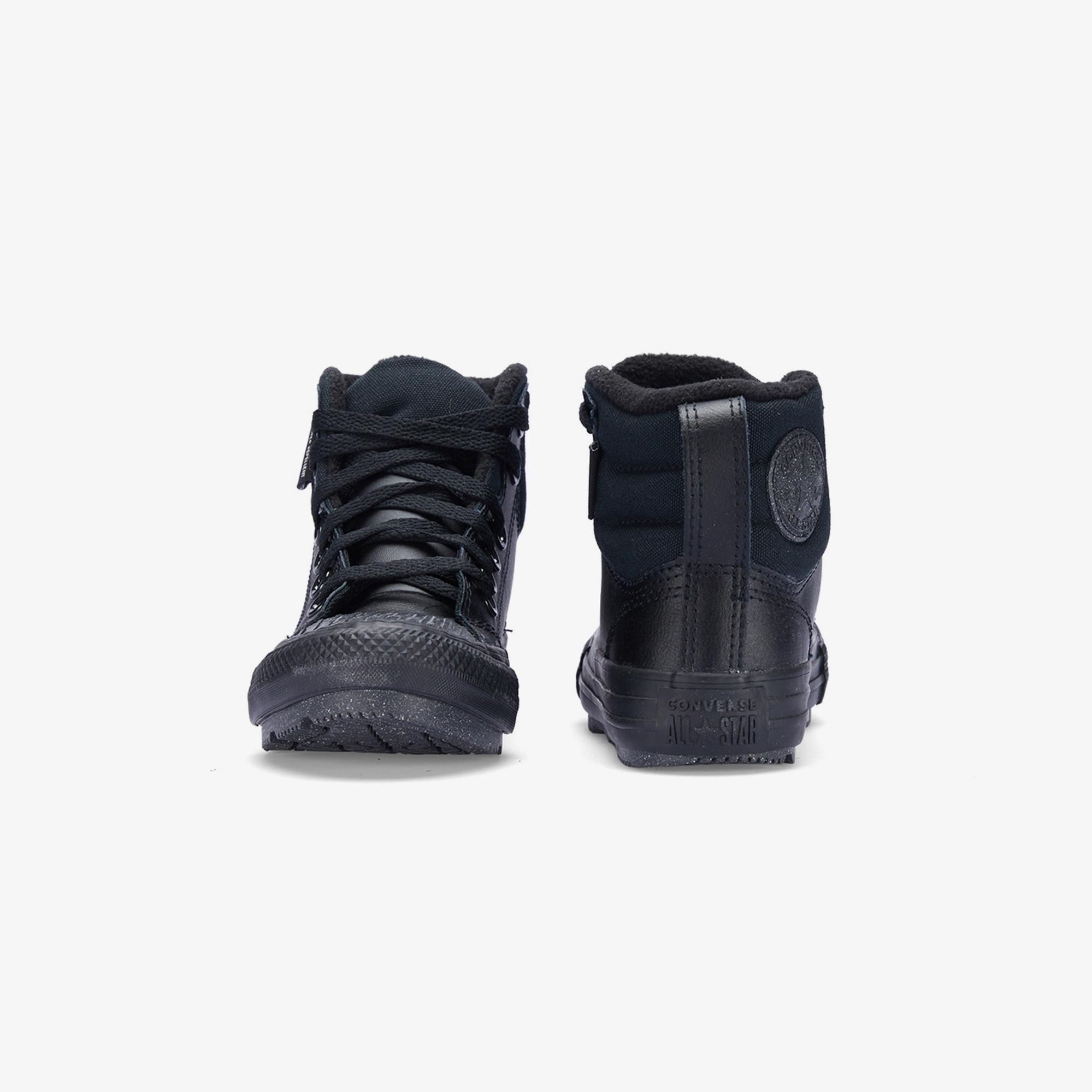Converse Chuck Taylor All Star Berkshire Çocuk Siyah Deri Bot