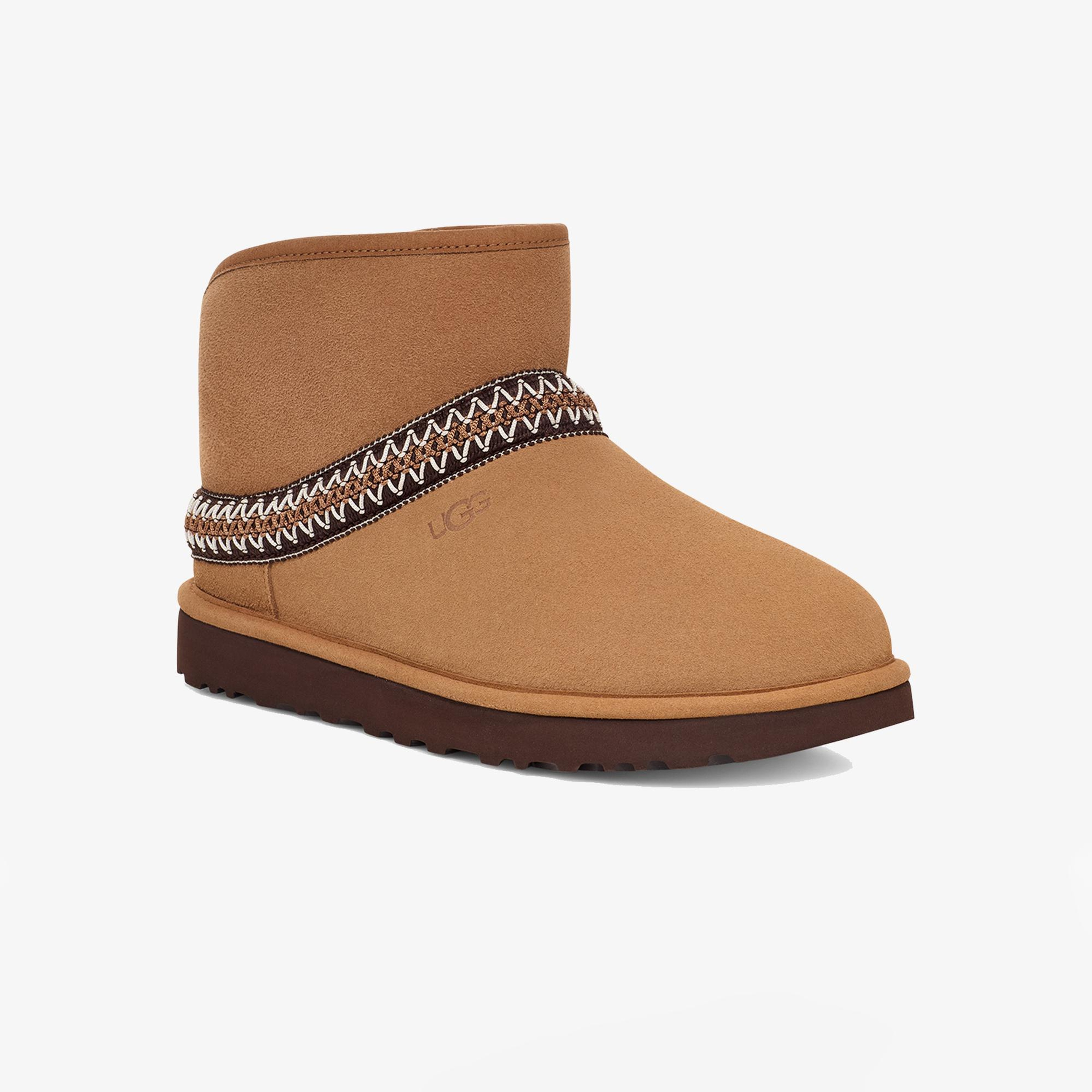 UGG Classic Mini Crescent Kadın Taba Bot