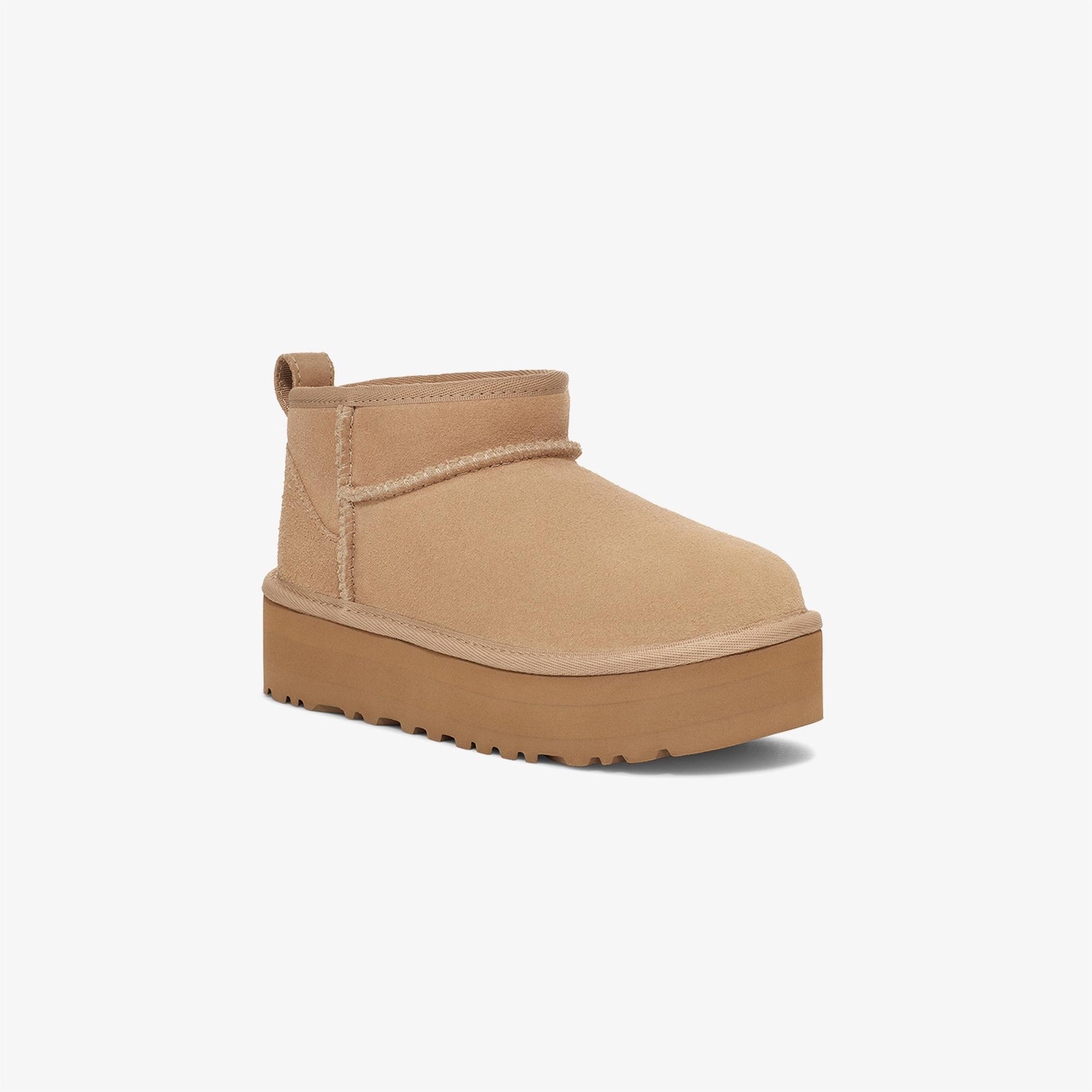 UGG Classic Ultra Mini Platform Çocuk Kum Rengi Bot