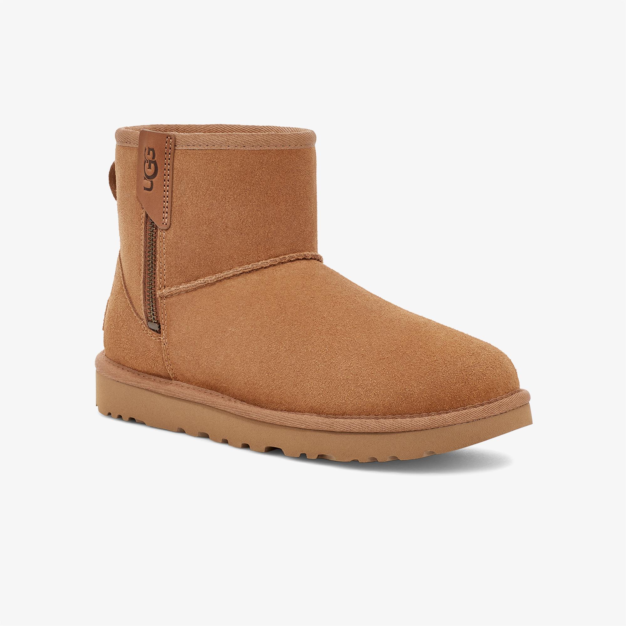 Ugg Kahverengi Ugg Classic Mini Bailey Zip Kadın Bot