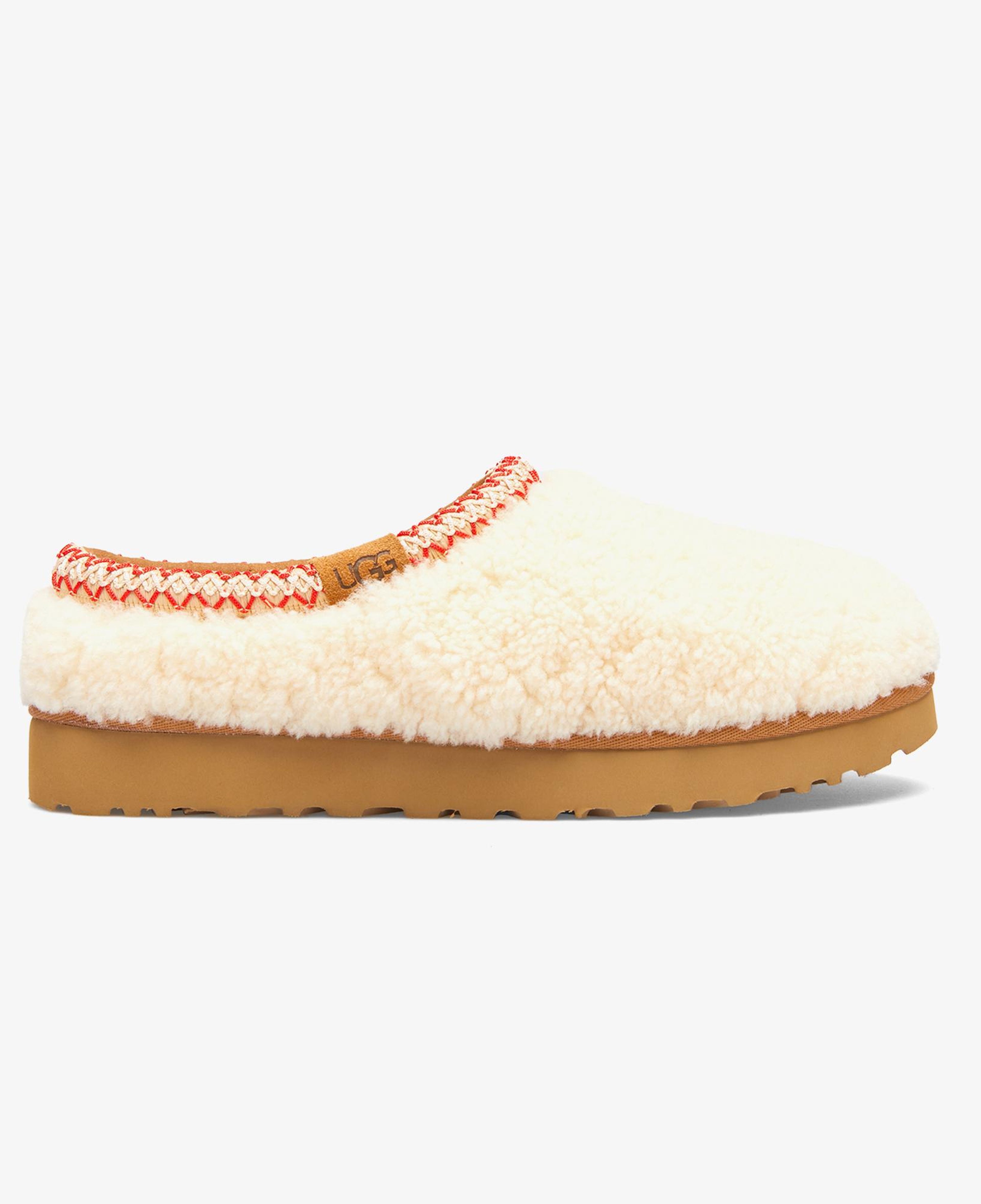 UGG Tasman Maxi Curly Kadın Krem Rengi Terlik