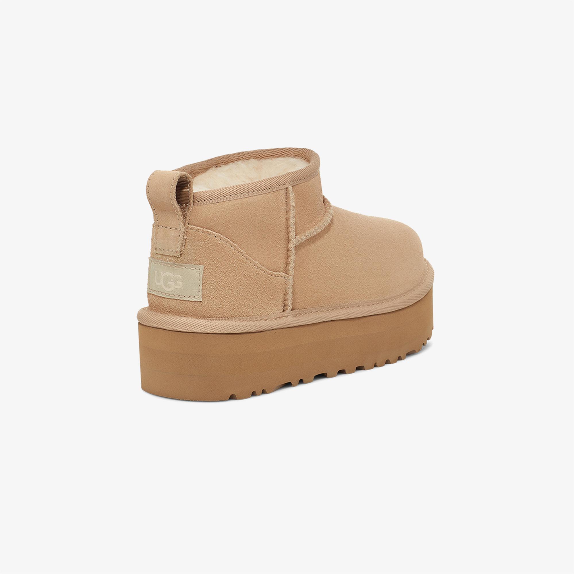 Ugg Krem Ugg Classic Ultra Mini Platform Çocuk Bot