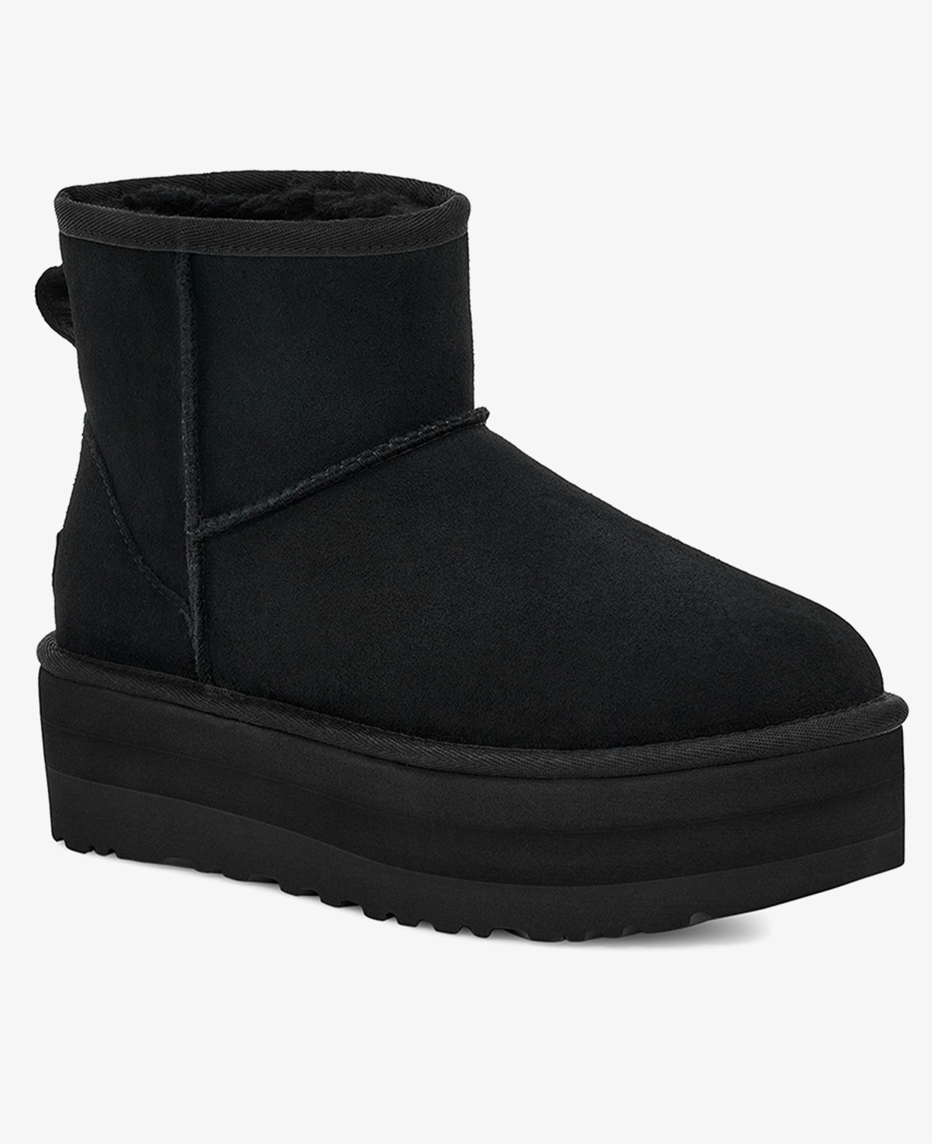 UGG Classic Mini Platform Kadın Siyah Bot
