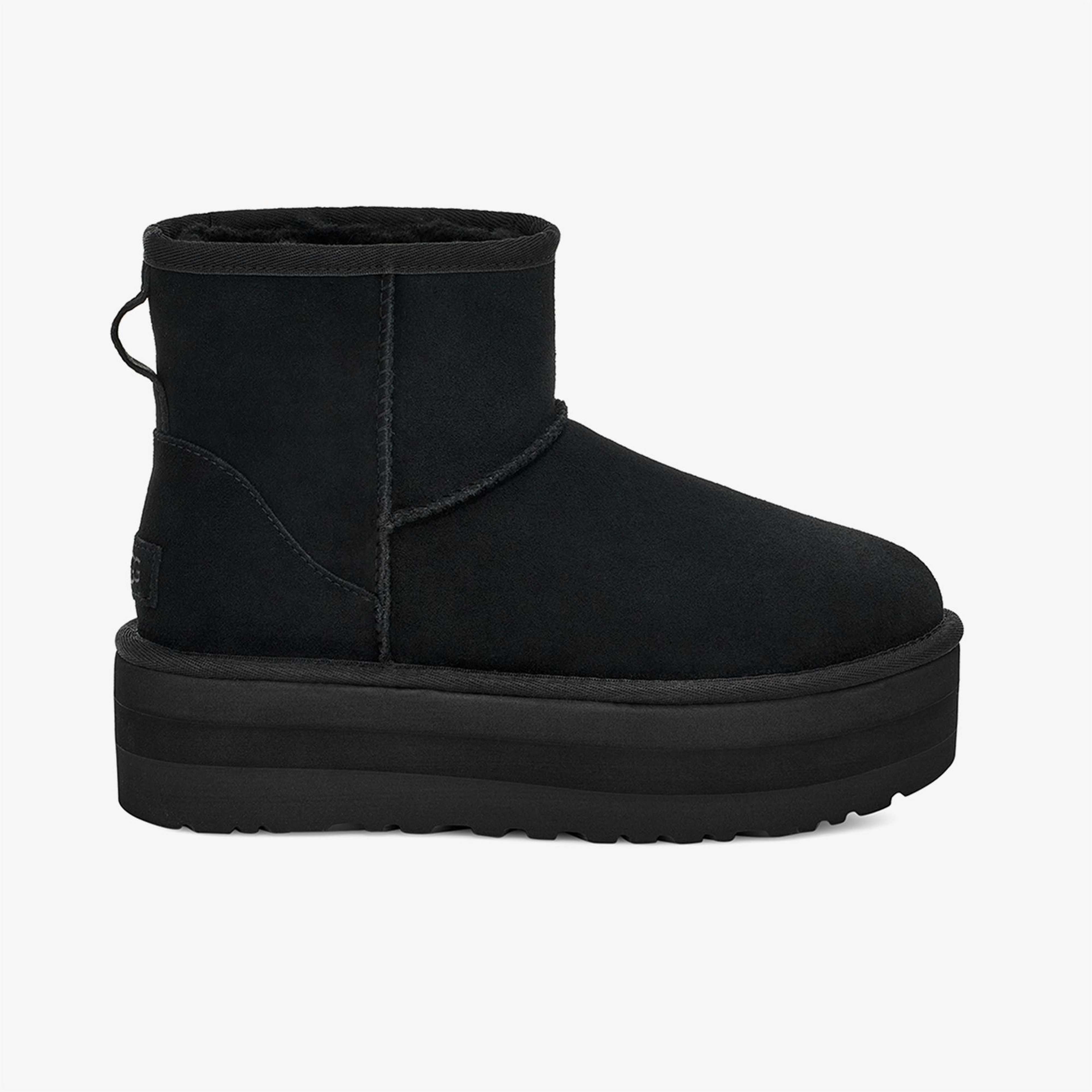 UGG Classic Mini Platform Kadın Siyah Bot