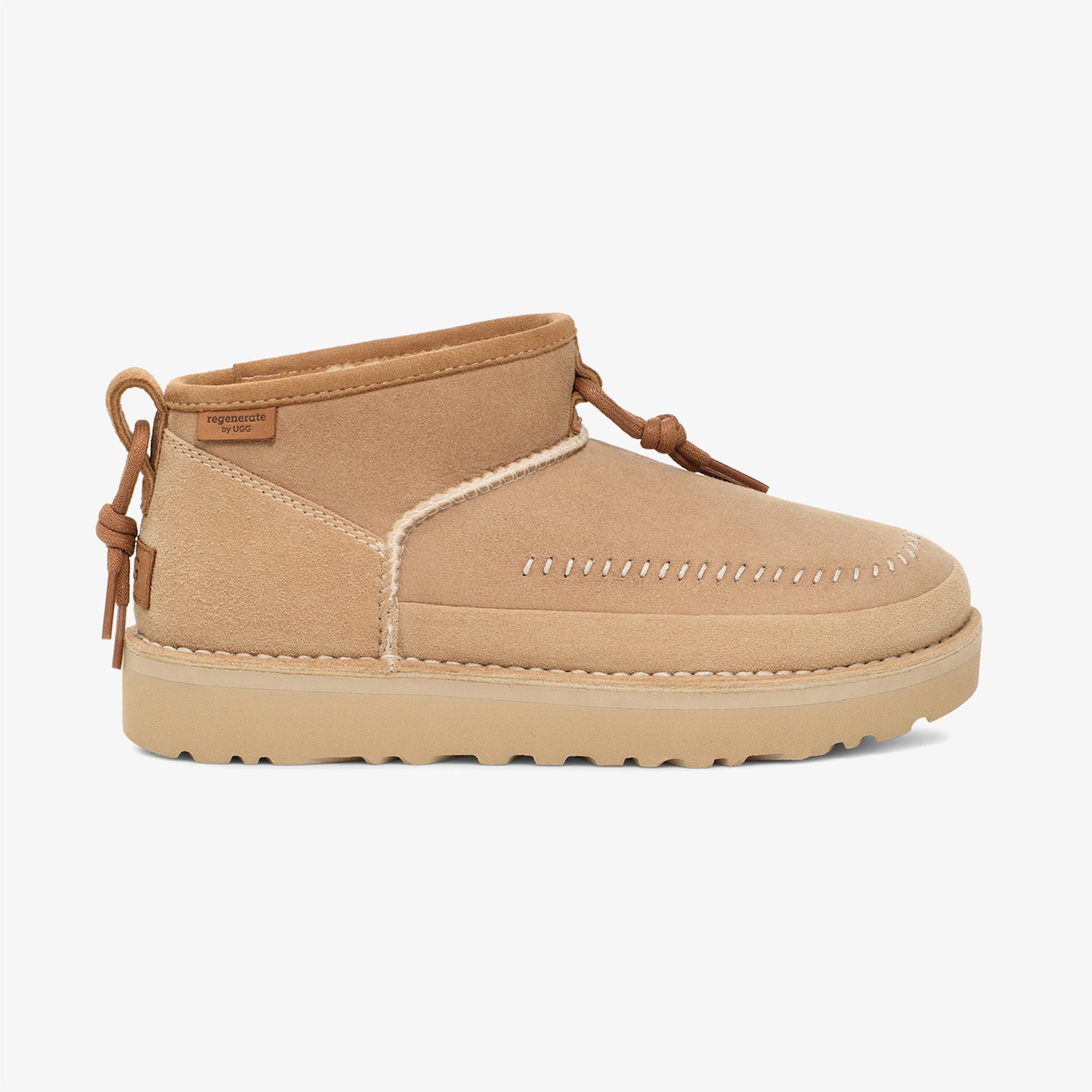 UGG Ultra Mini Crafted Regenerate Kadın Bej Bot 1152953-SAN | FashFed