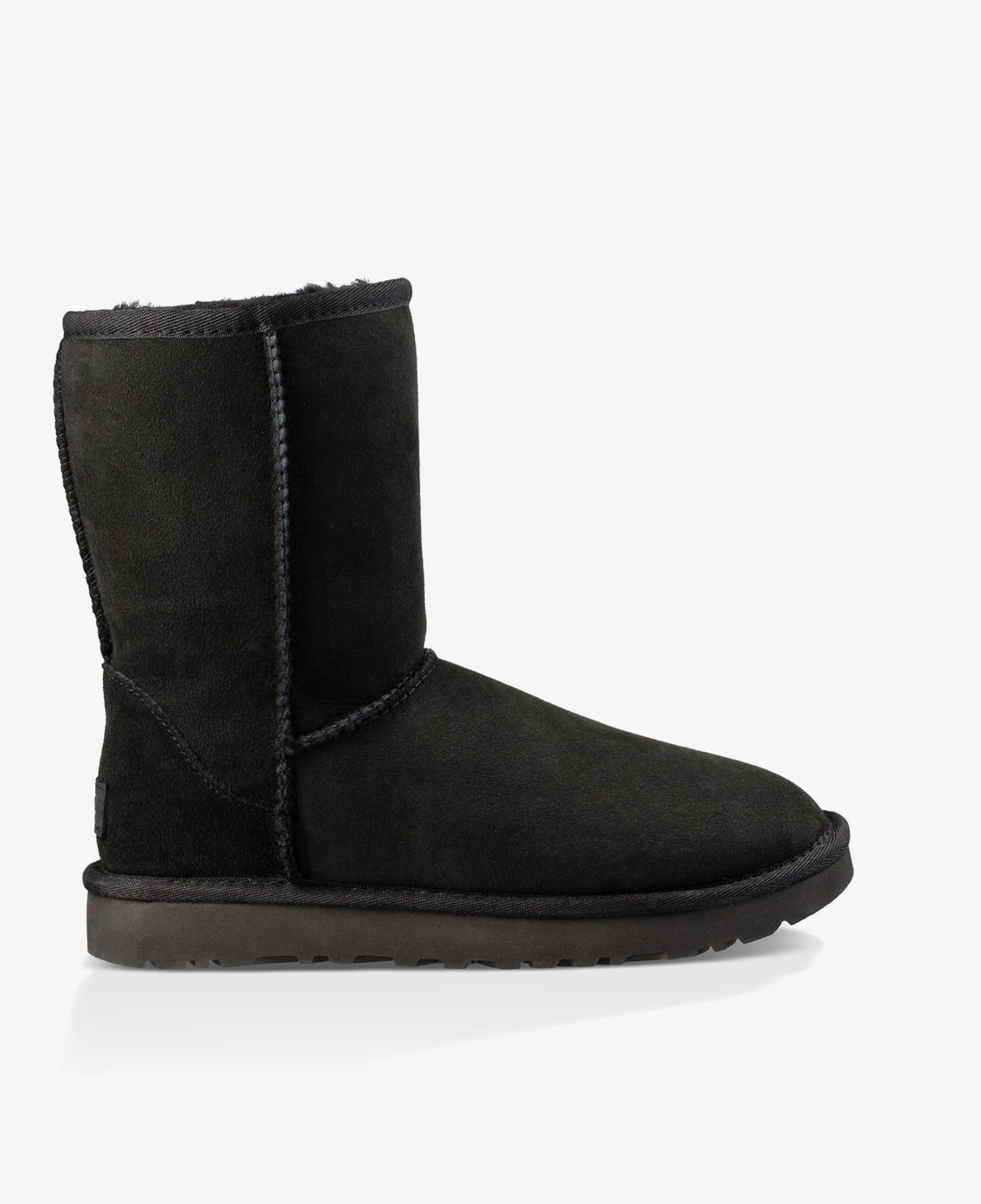 UGG Classic Short II Kadın Siyah Bot