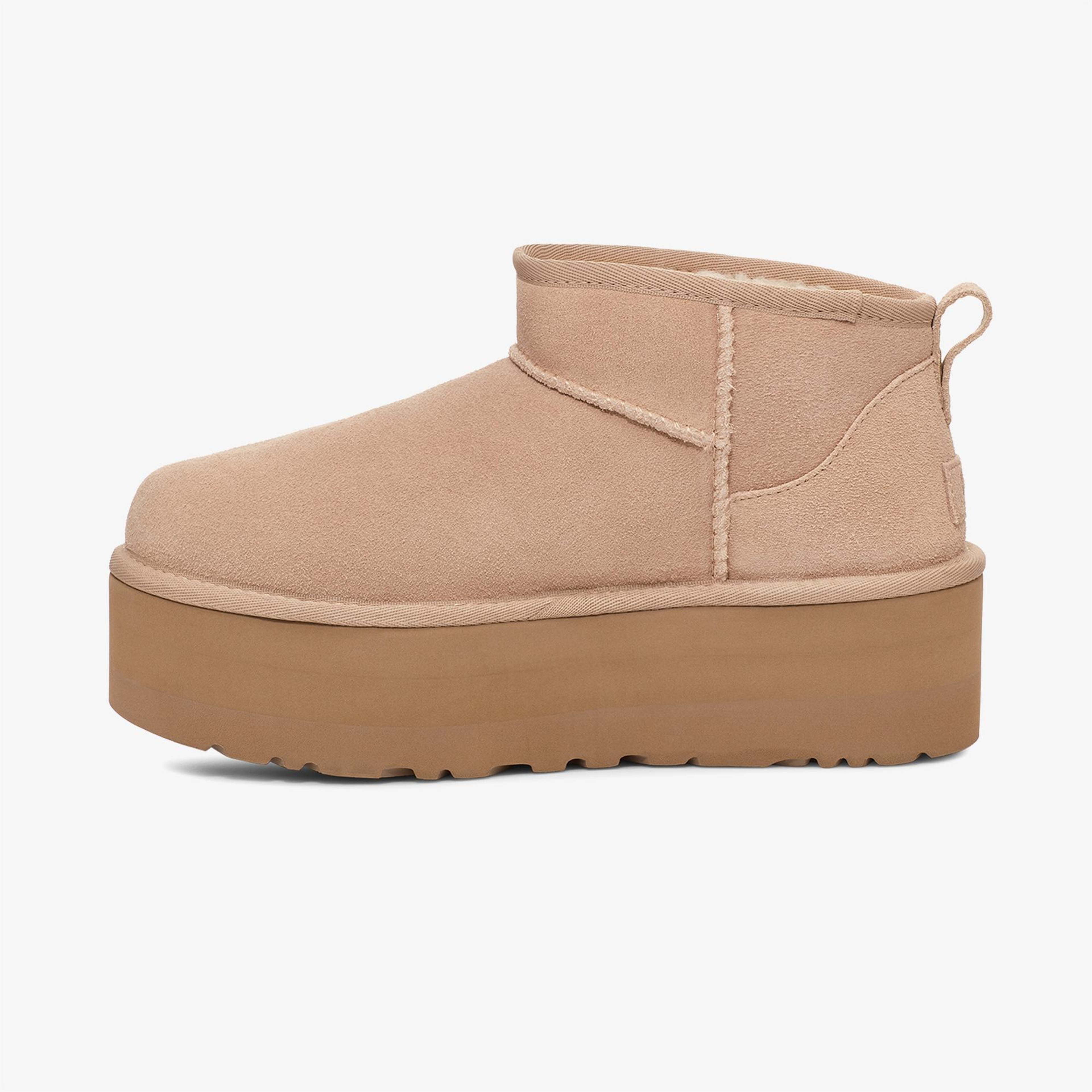 UGG Classic Ultra Mini Platform Kadın Kum Rengi Bot