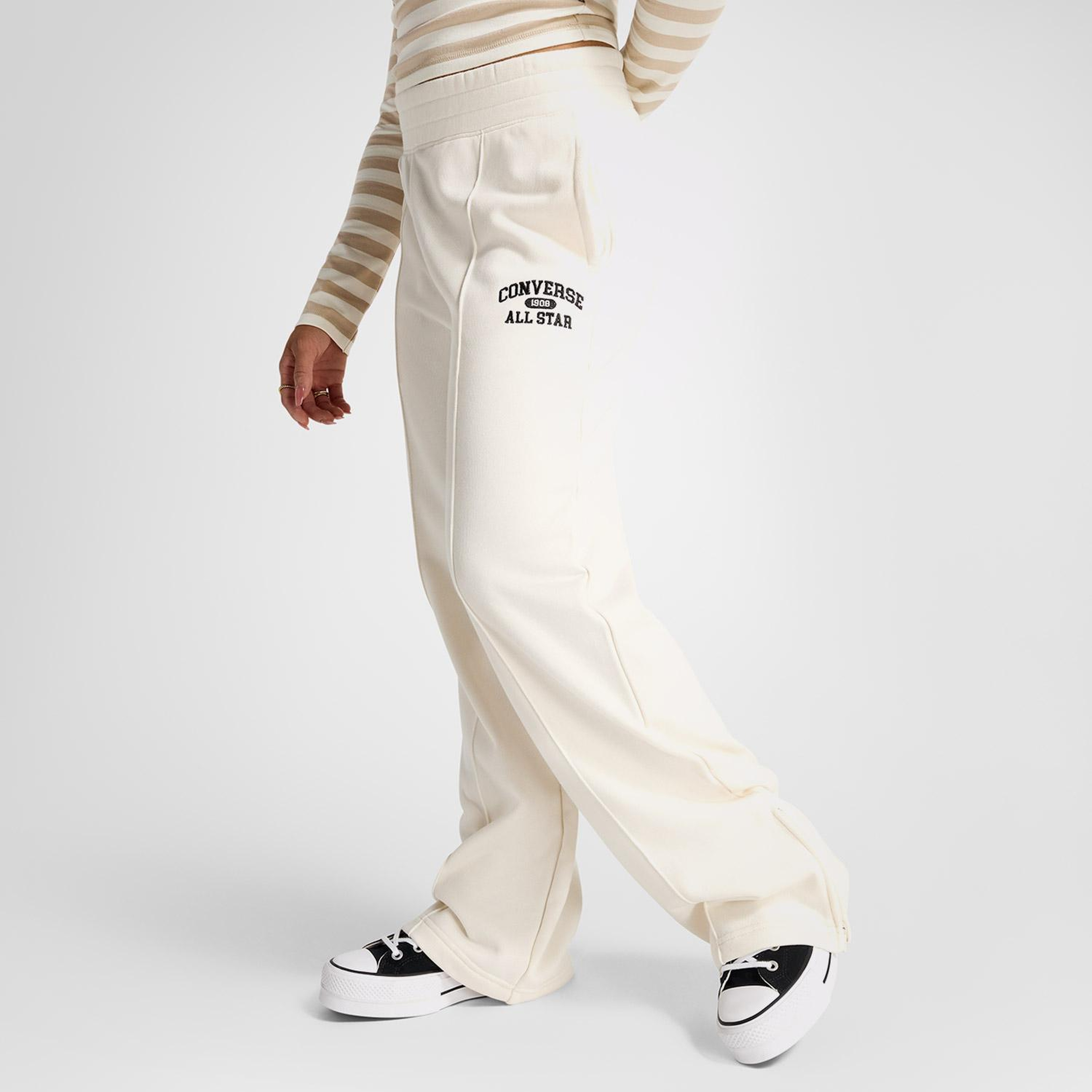 Converse Heritage Track Kadın Krem Eşofman Altı