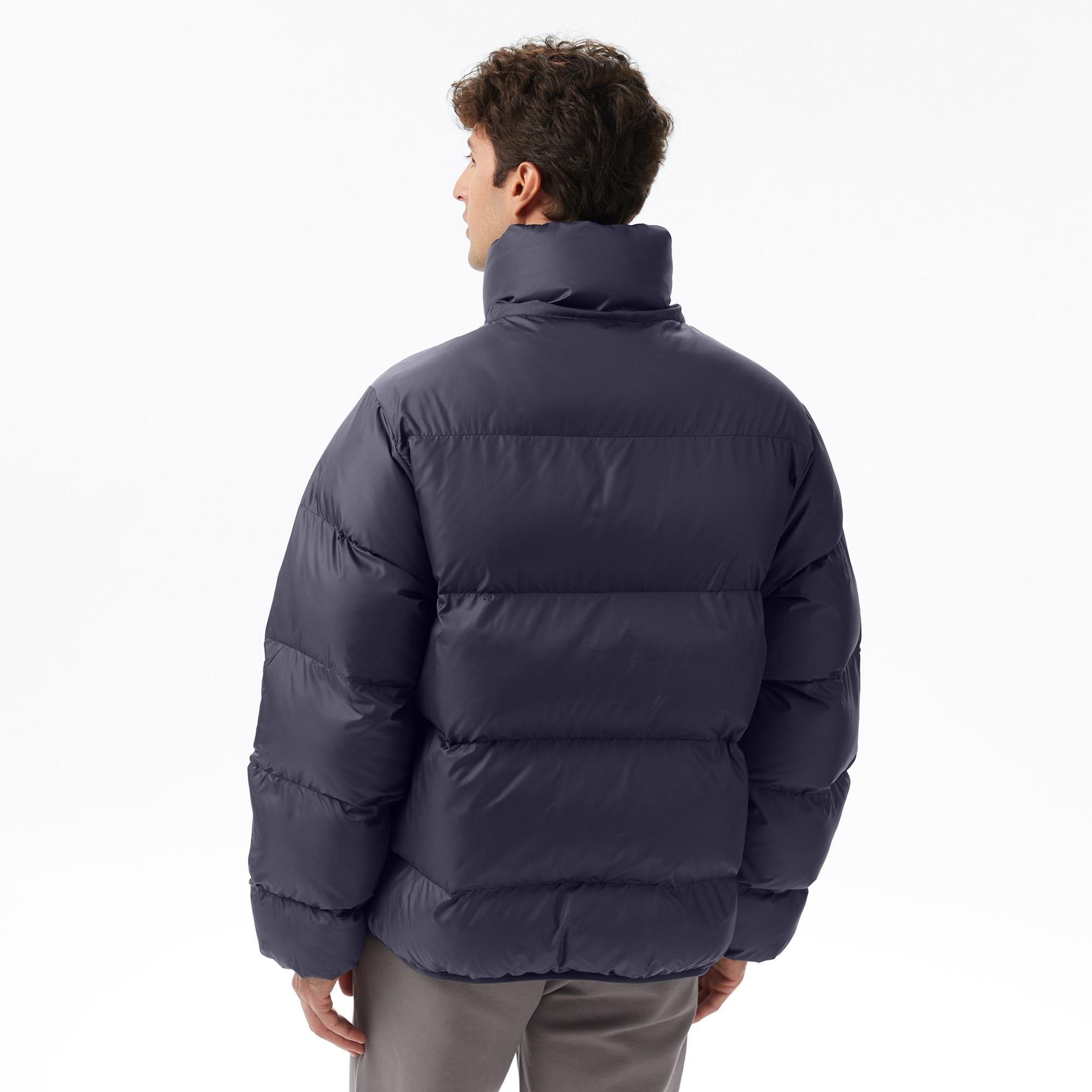 Converse Erkek Dik Yaka Gri Şişme Mont