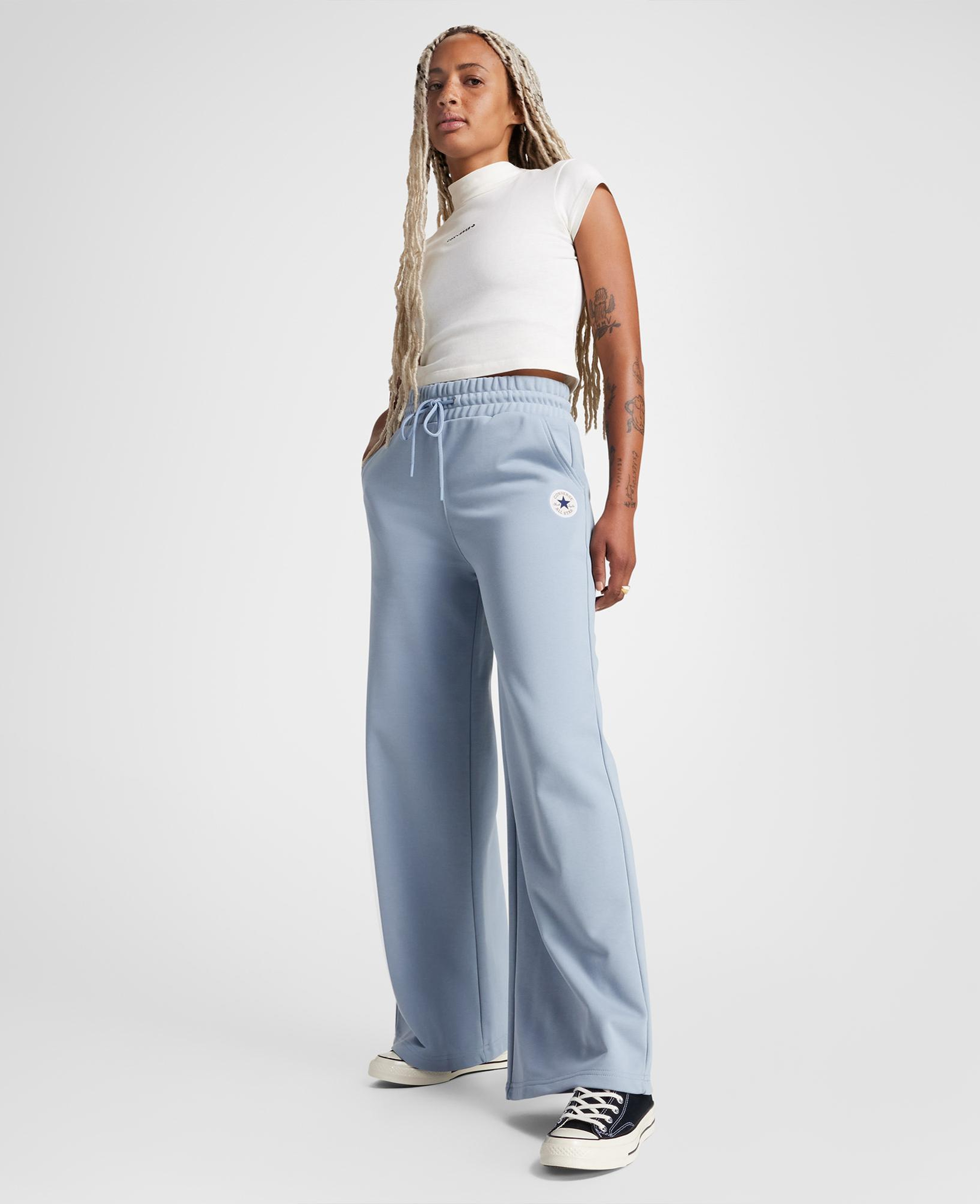 Converse Kadın Loose Fit Mavi Eşofman Altı