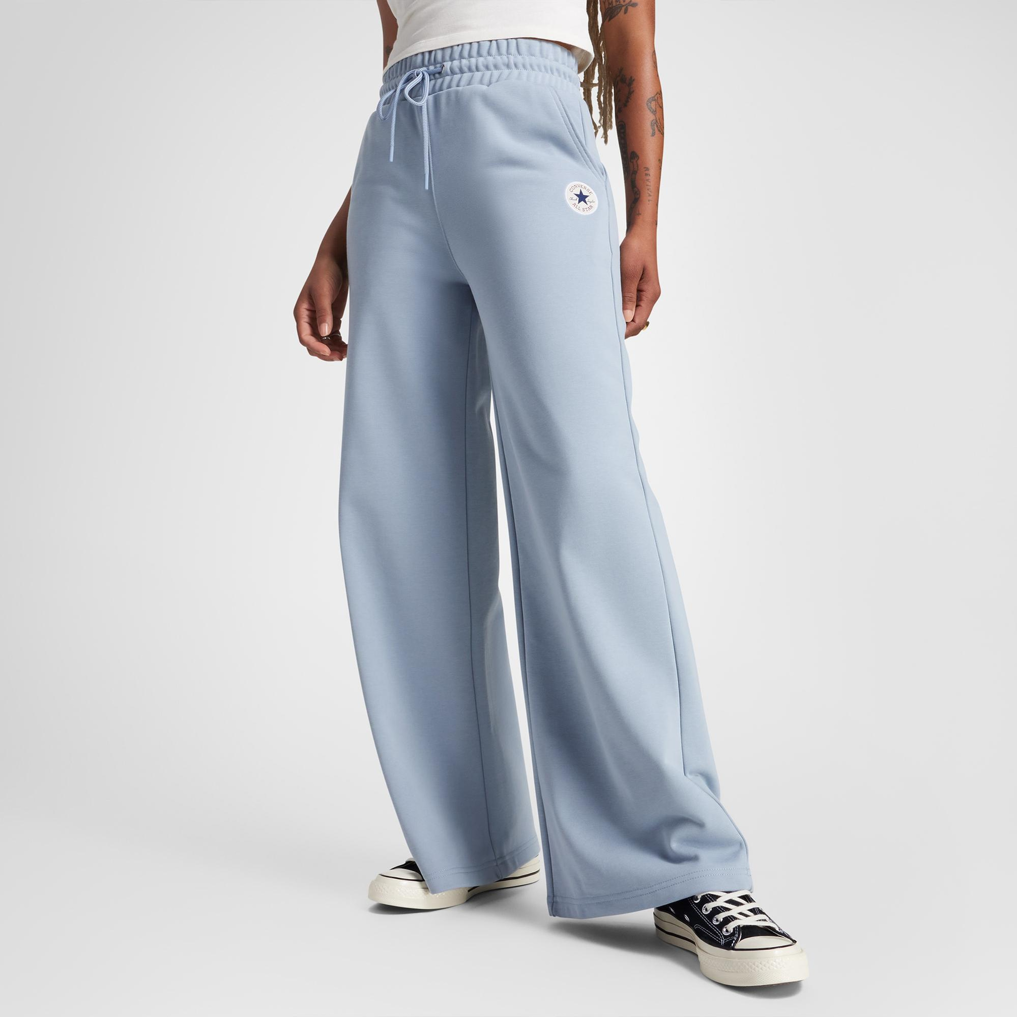 Converse Kadın Loose Fit Mavi Eşofman Altı