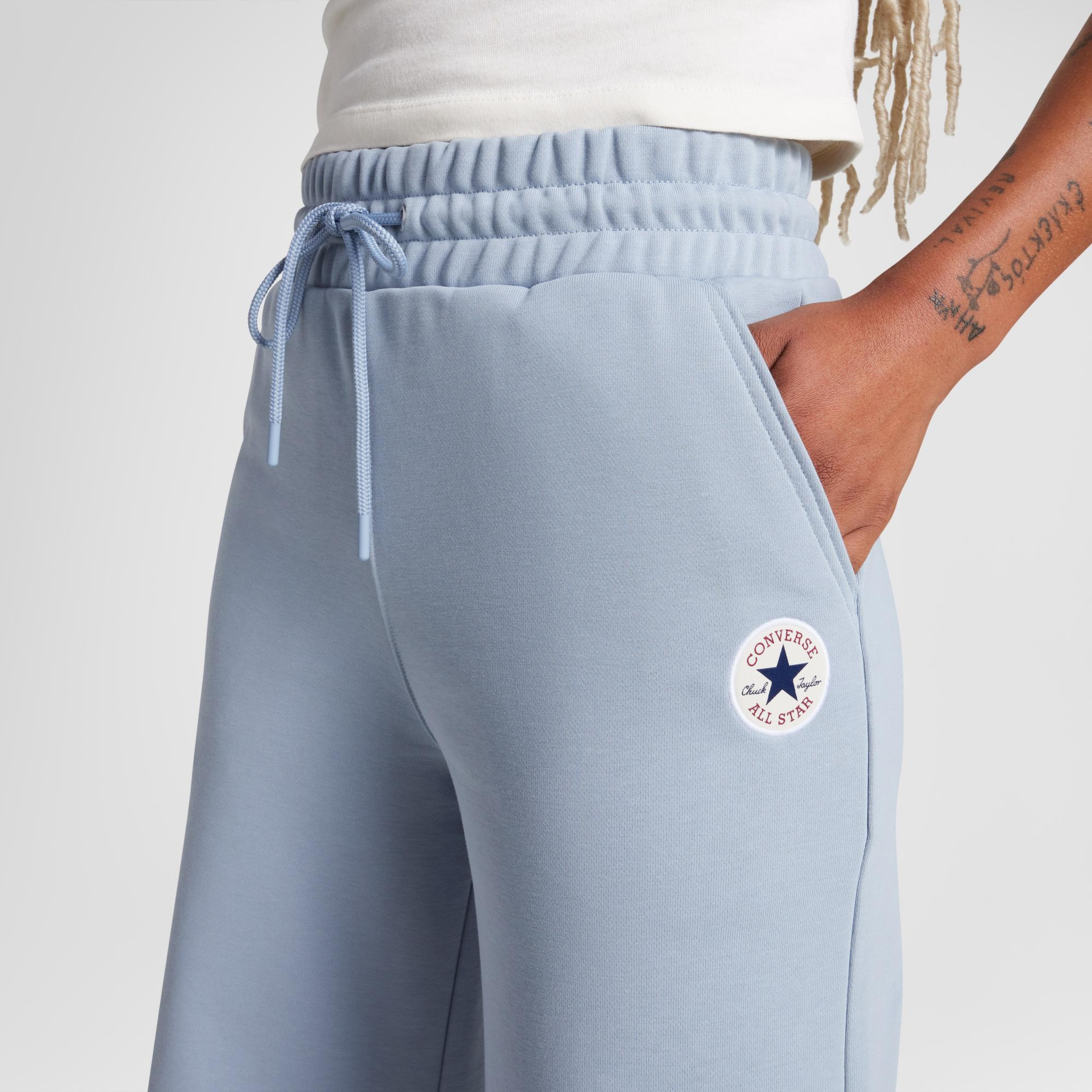 Converse Kadın Loose Fit Mavi Eşofman Altı