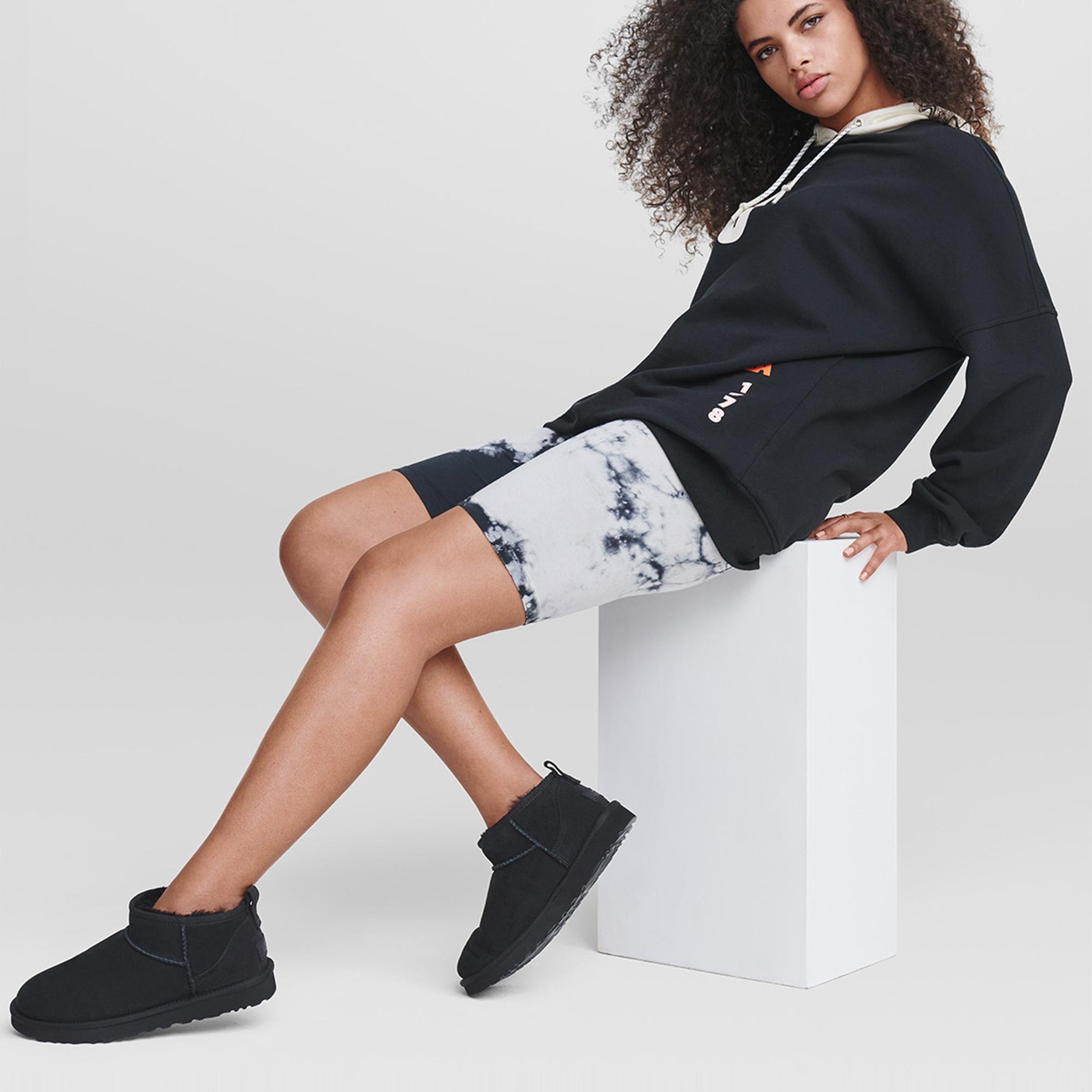 UGG Classic Ultra Mini Kadın Siyah Bot