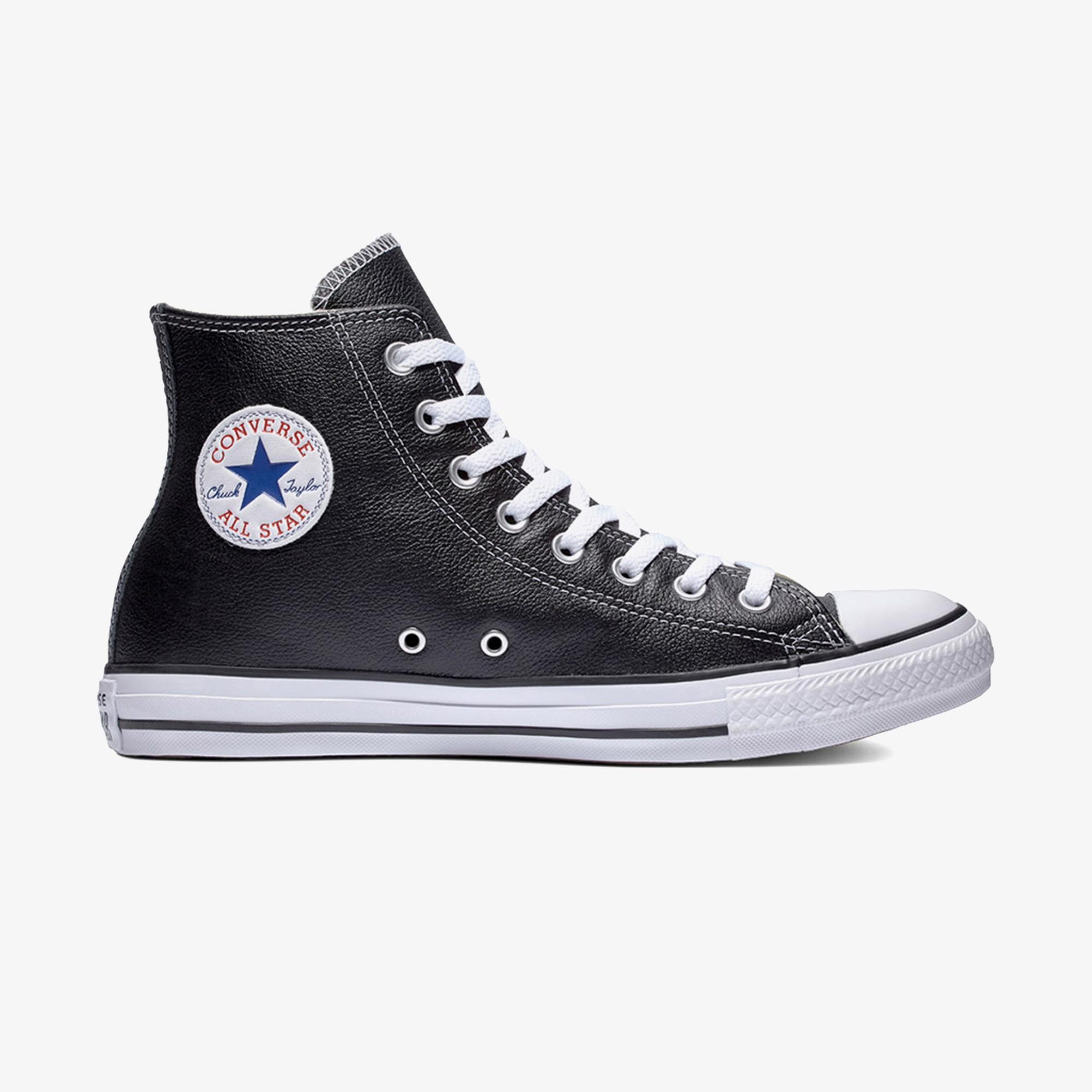 Converse Chuck Taylor All Star Unisex Siyah Deri Sneaker