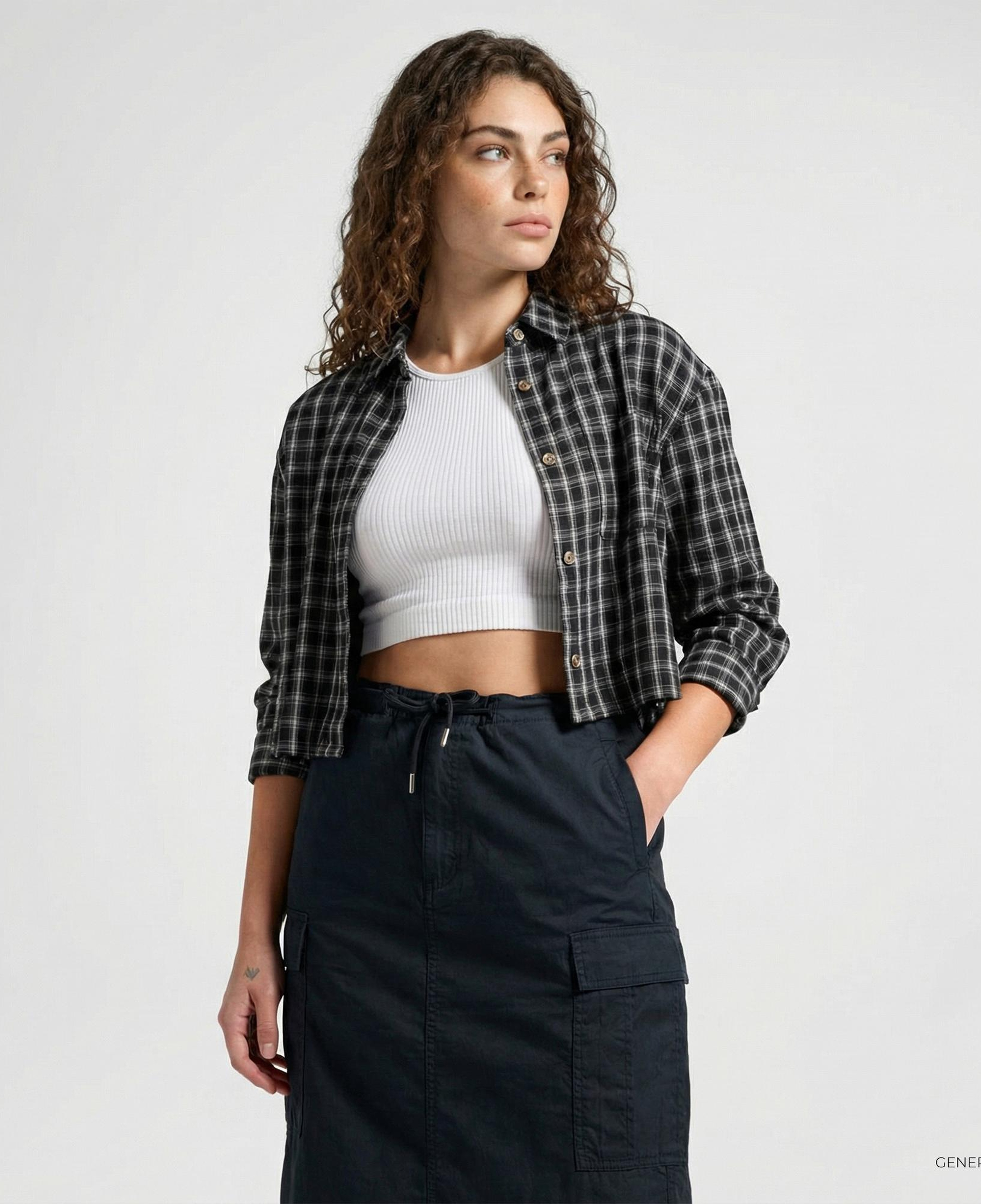 Converse Cargo Kadın Siyah Etek