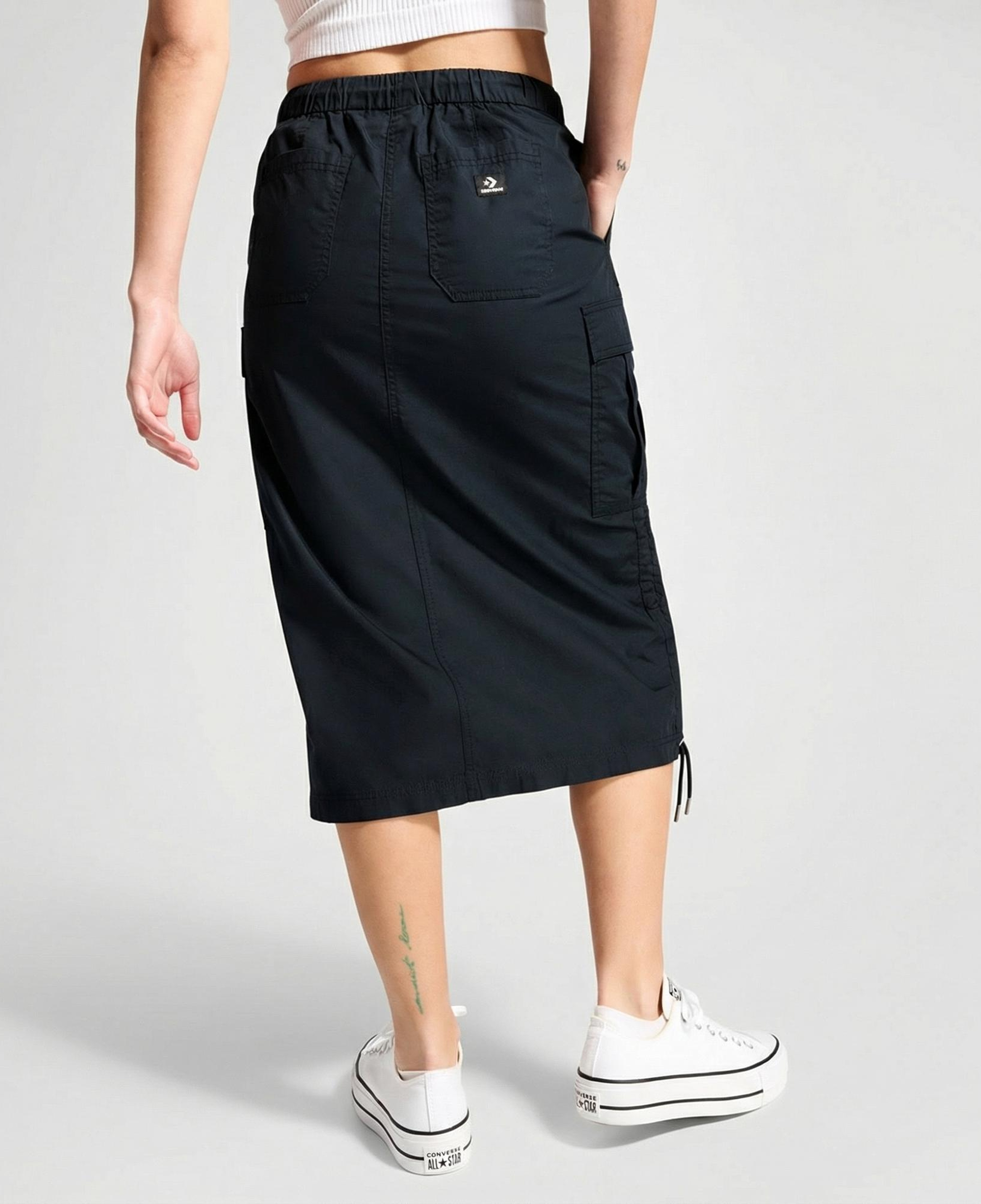 Converse Cargo Kadın Siyah Etek