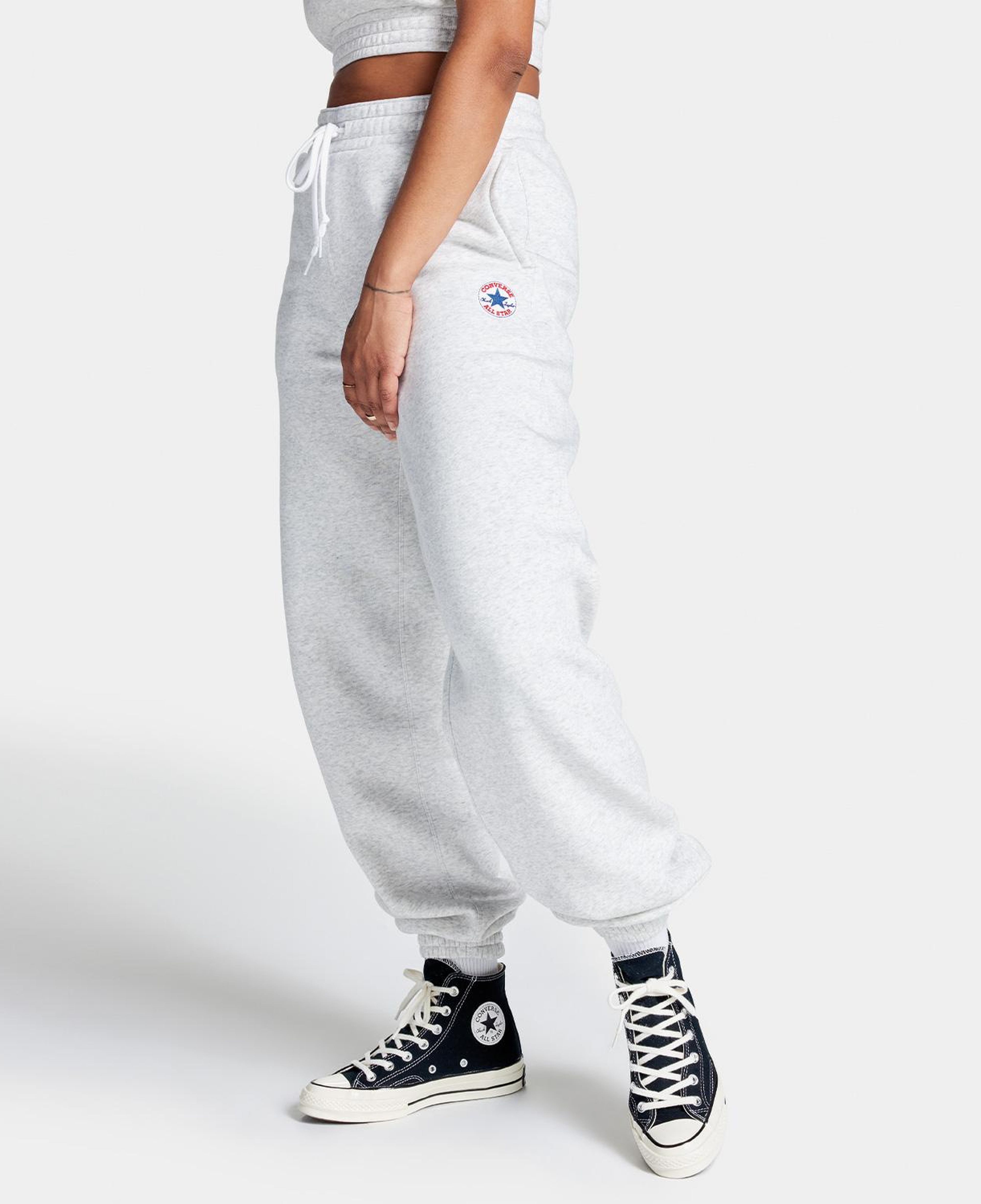 Converse Retro Chuck Taylor Knit Kadın Gri Eşofman Altı