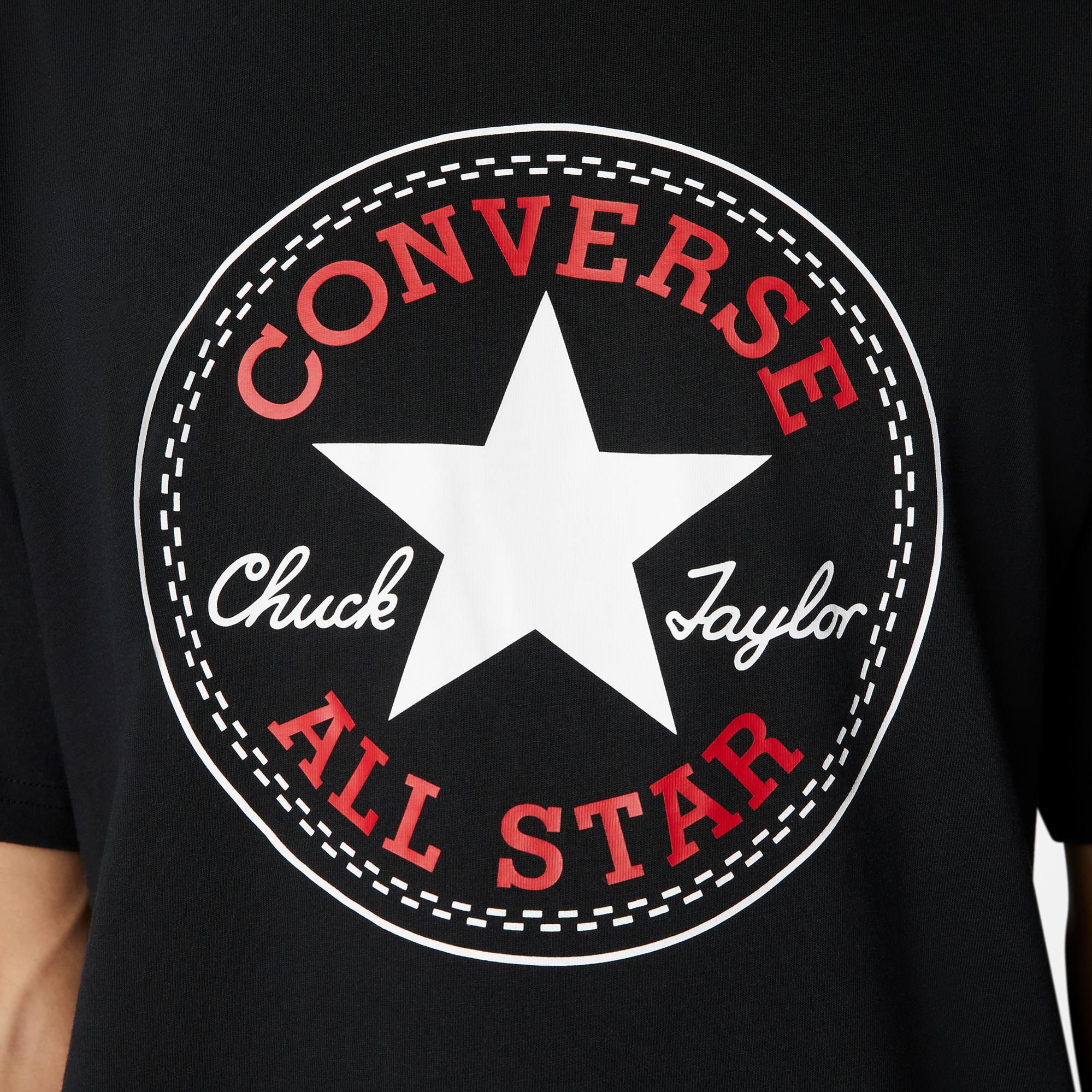 Converse Unisex Siyah T-Shirt