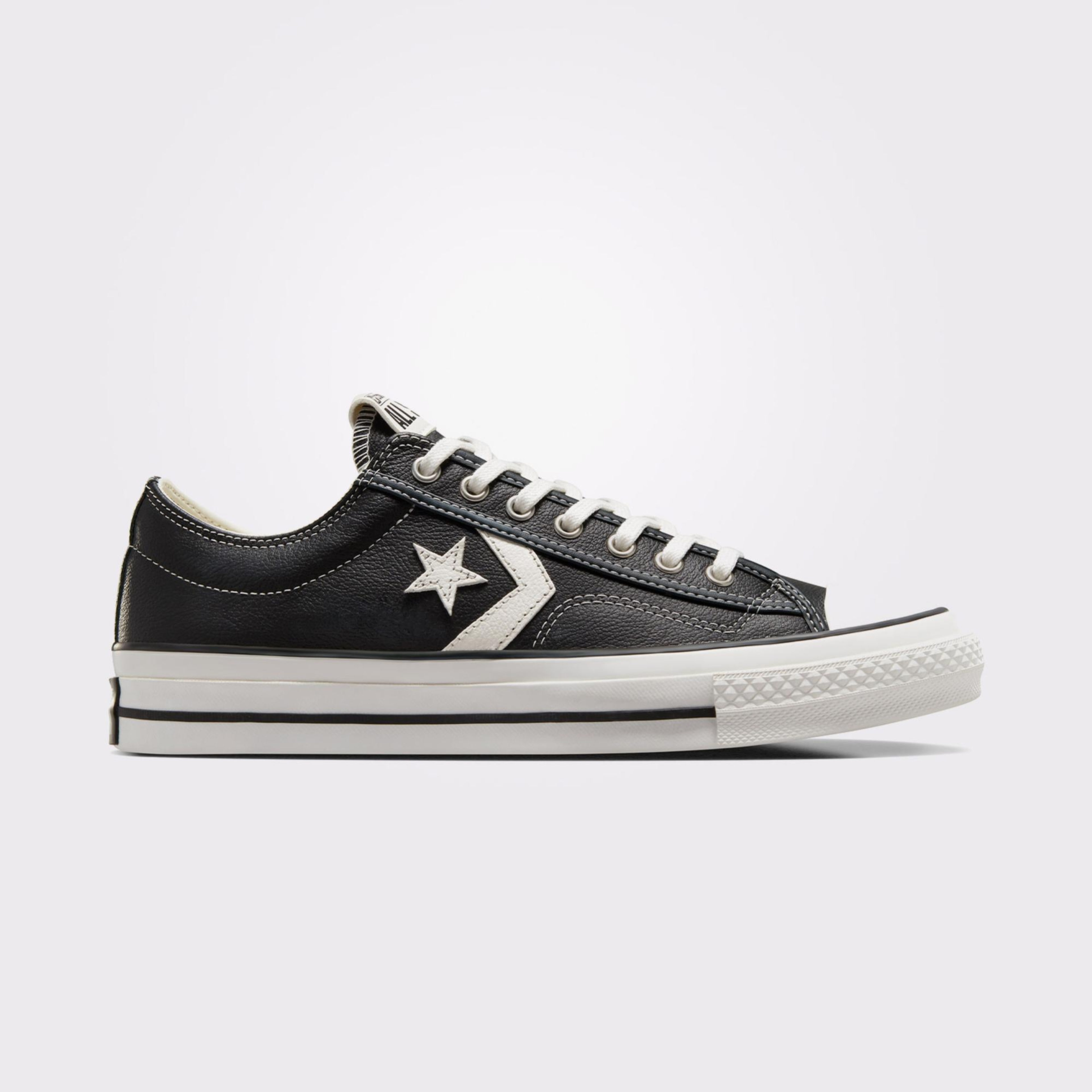 Converse Star Player 76 Fall Unisex Siyah Deri Sneaker