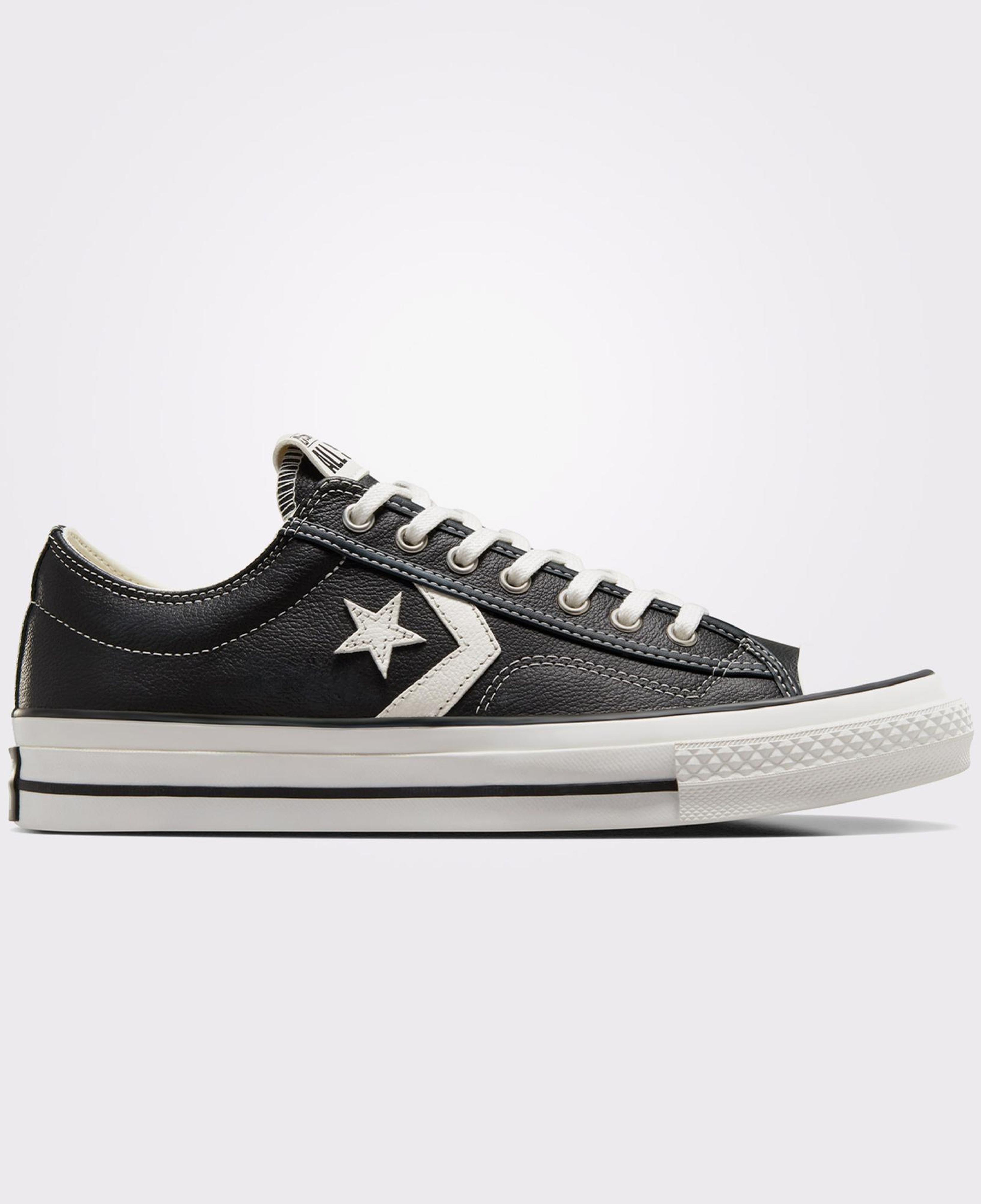 Converse Star Player 76 Fall Unisex Siyah Deri Sneaker