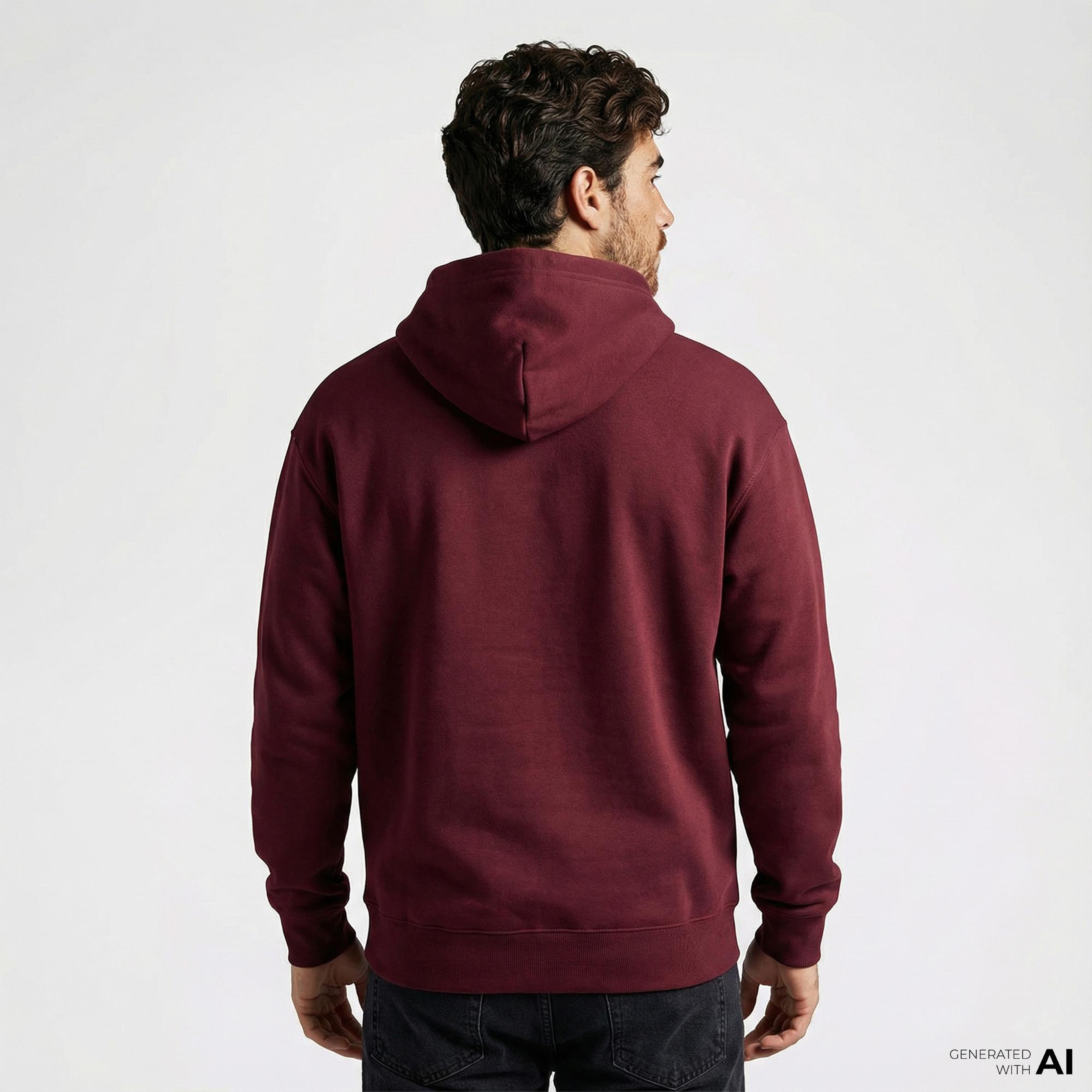 Converse Cons Erkek Bordo Hoodie