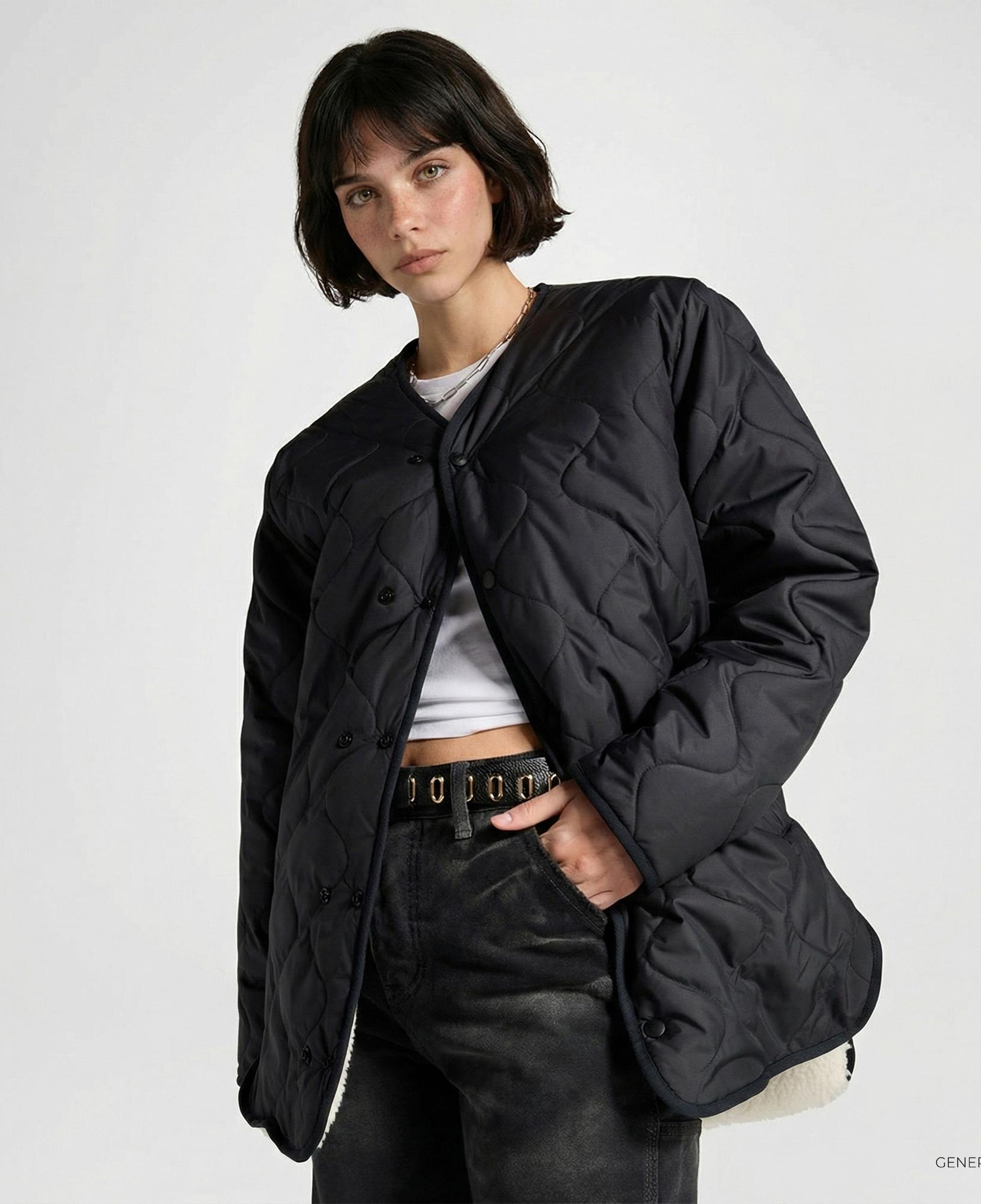 Converse Malden Liner Kadın Siyah Ceket