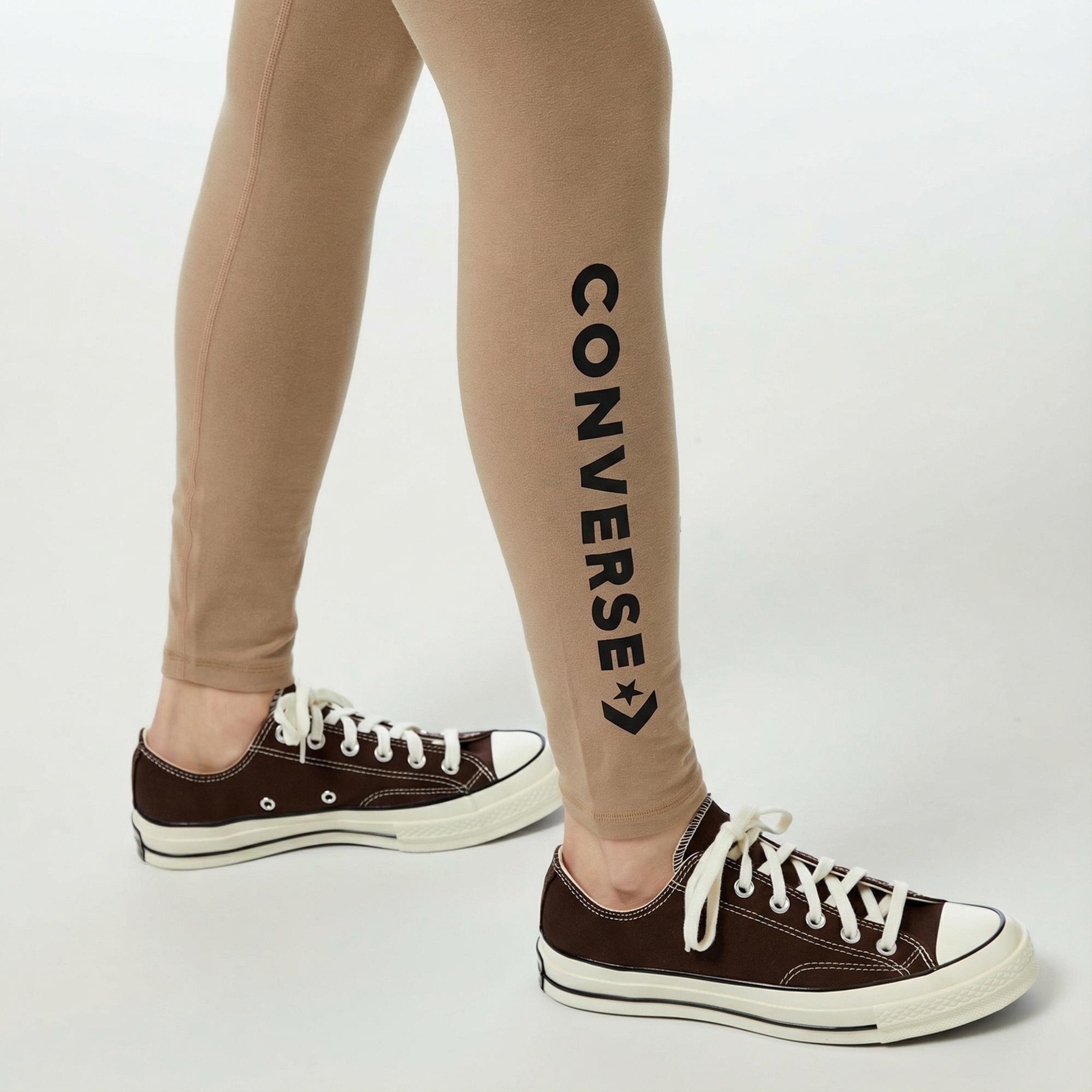Converse Wordmark Kadın Bej Tayt