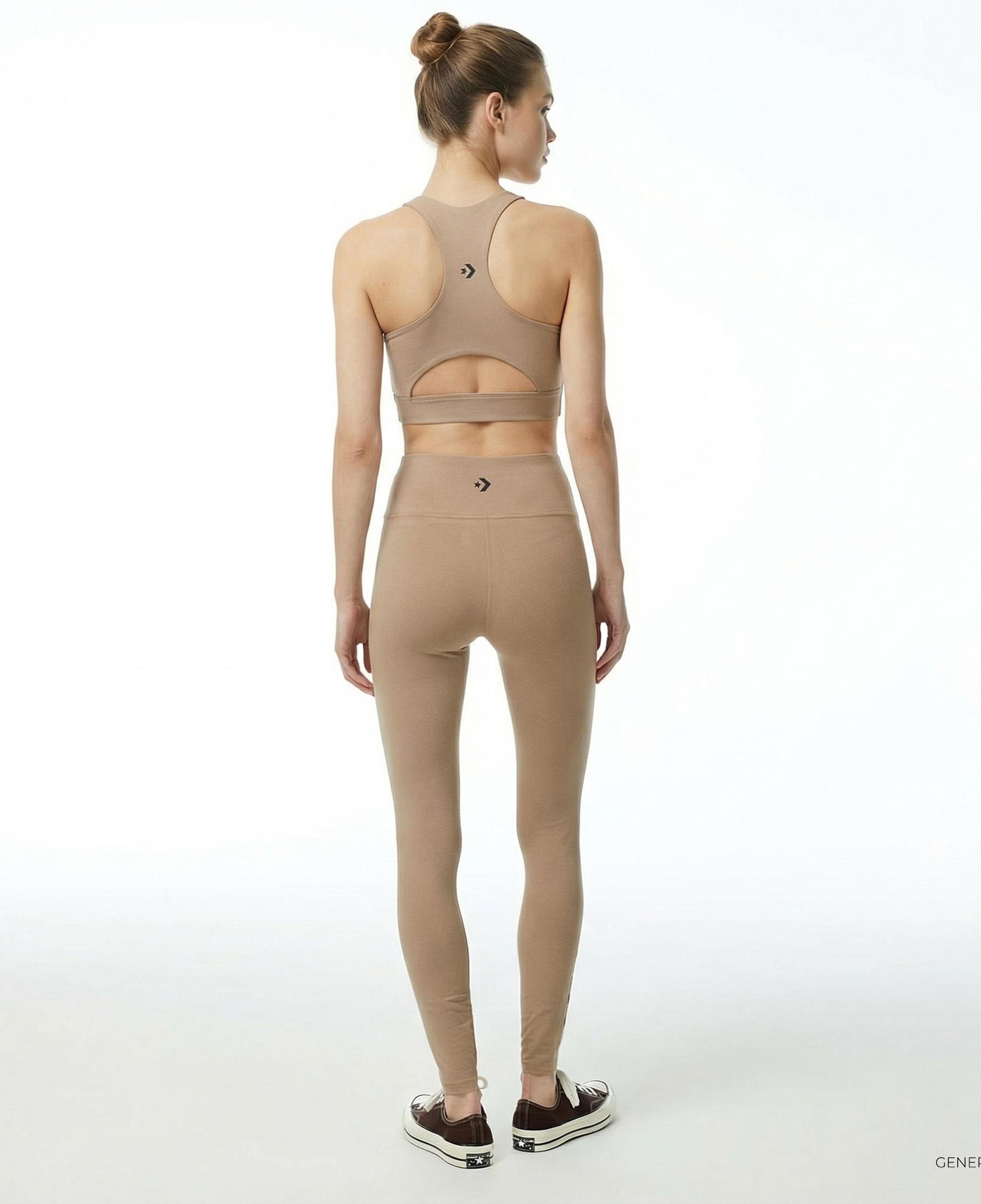 Converse Wordmark Kadın Bej Tayt