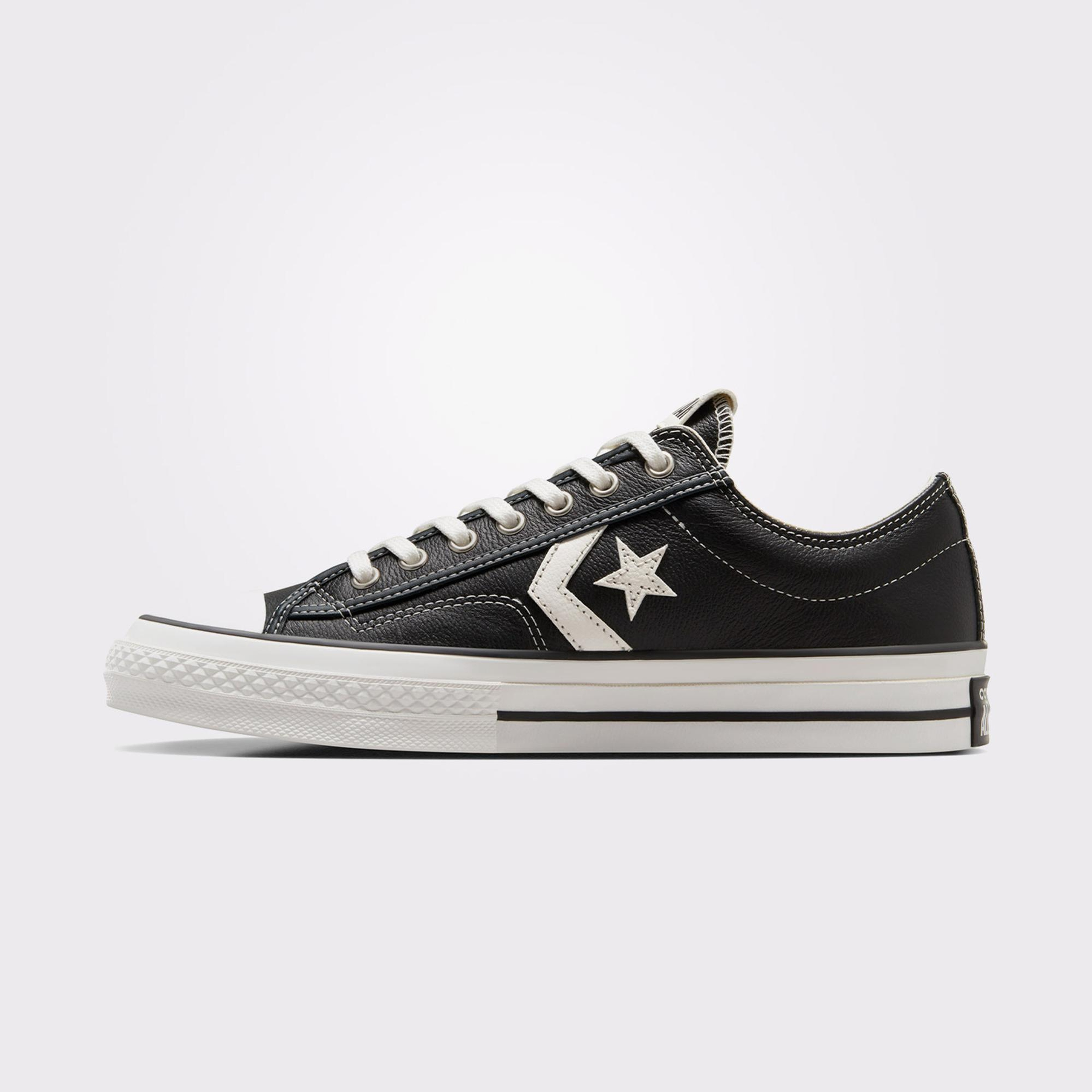 Converse Star Player 76 Fall Unisex Siyah Deri Sneaker