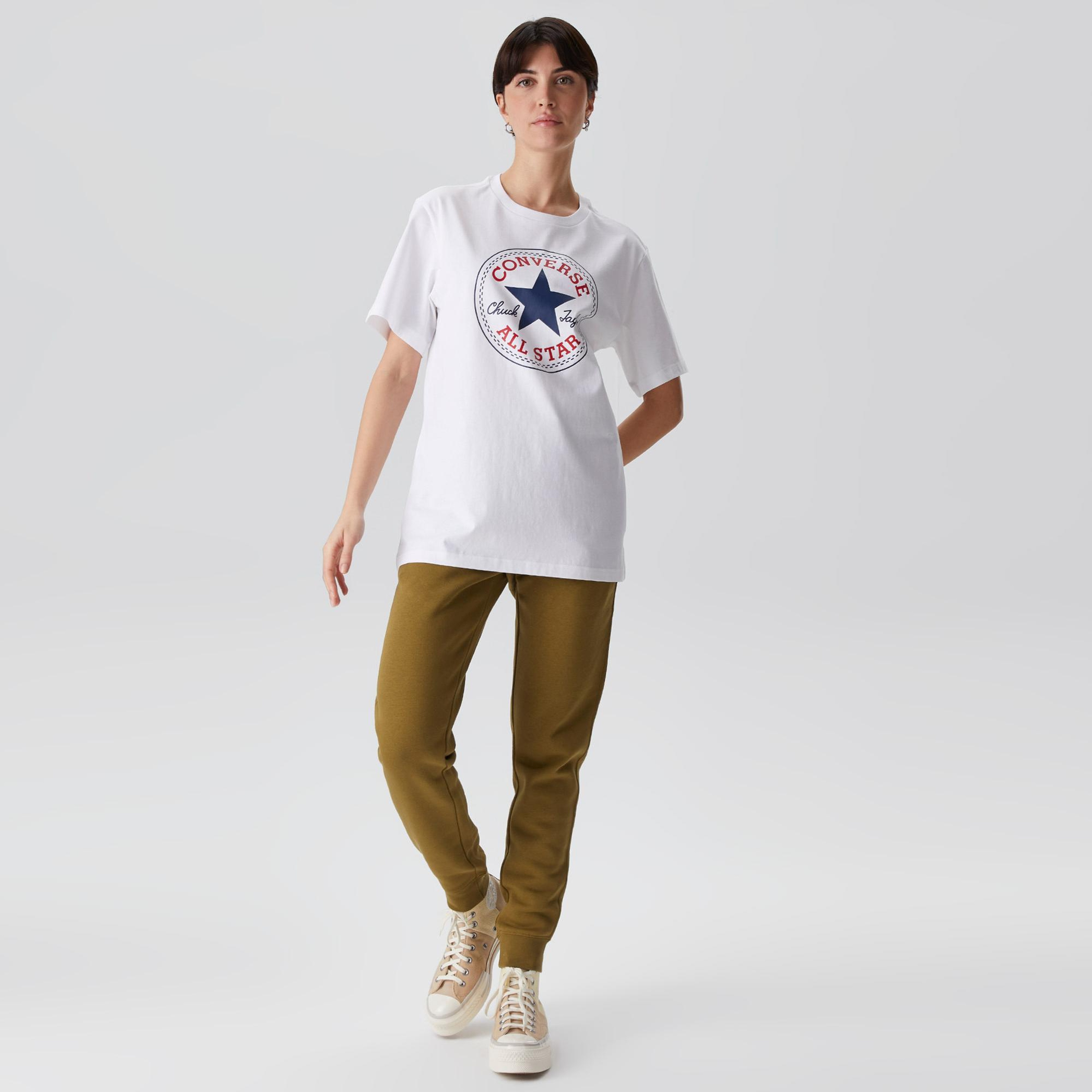 Converse Unisex Beyaz T-Shirt