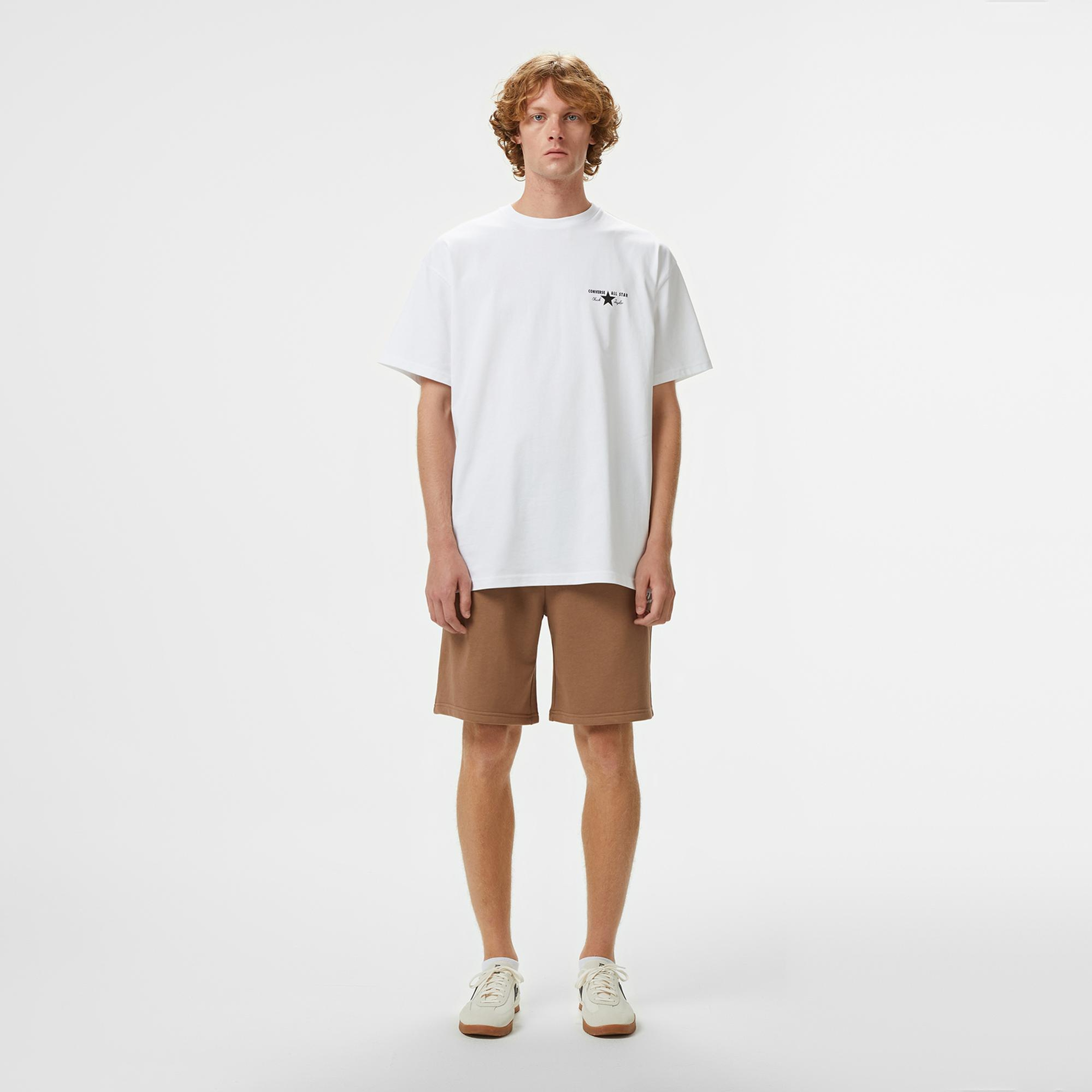 Converse Go-To Unisex Kahverengi Şort