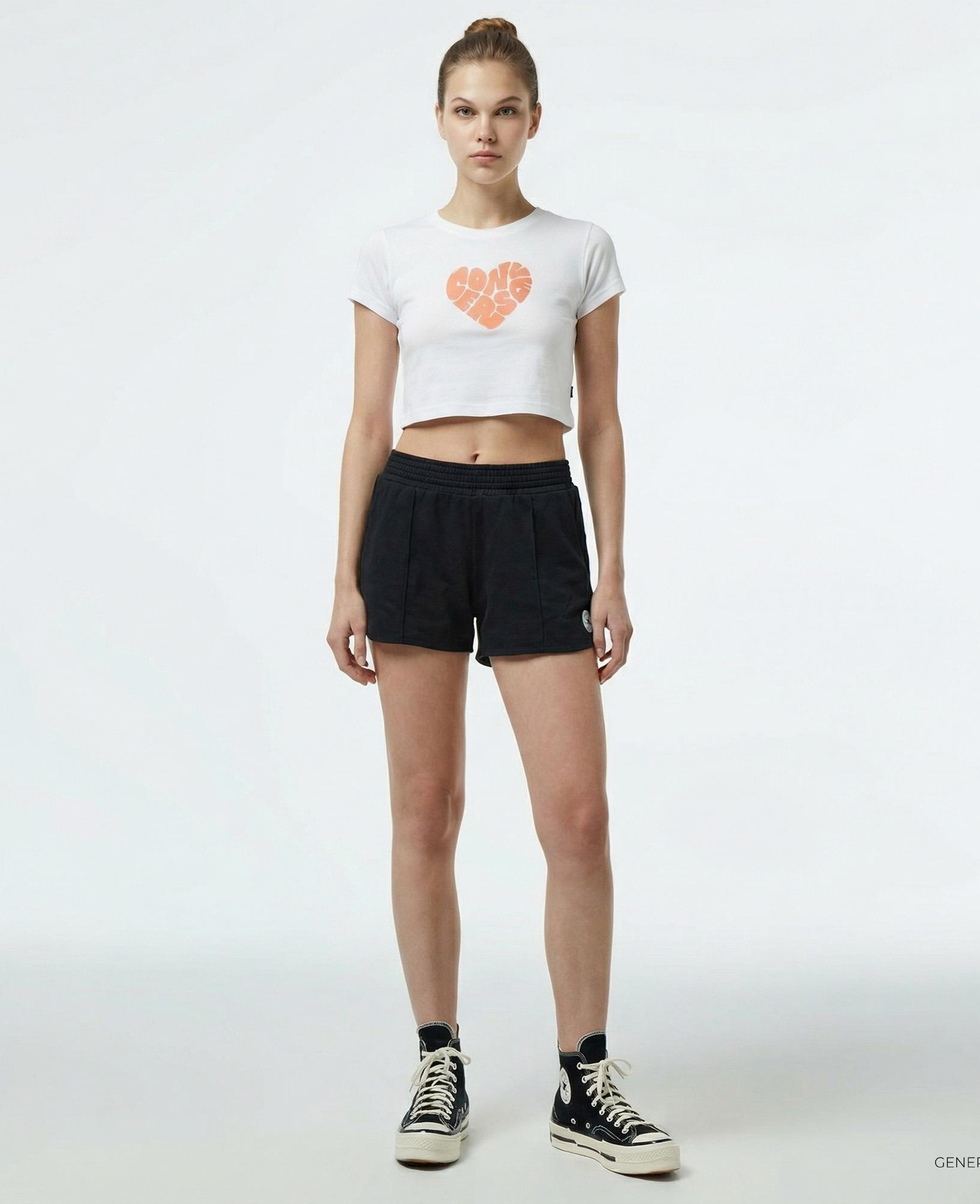 Converse Retro Kadın Siyah Şort