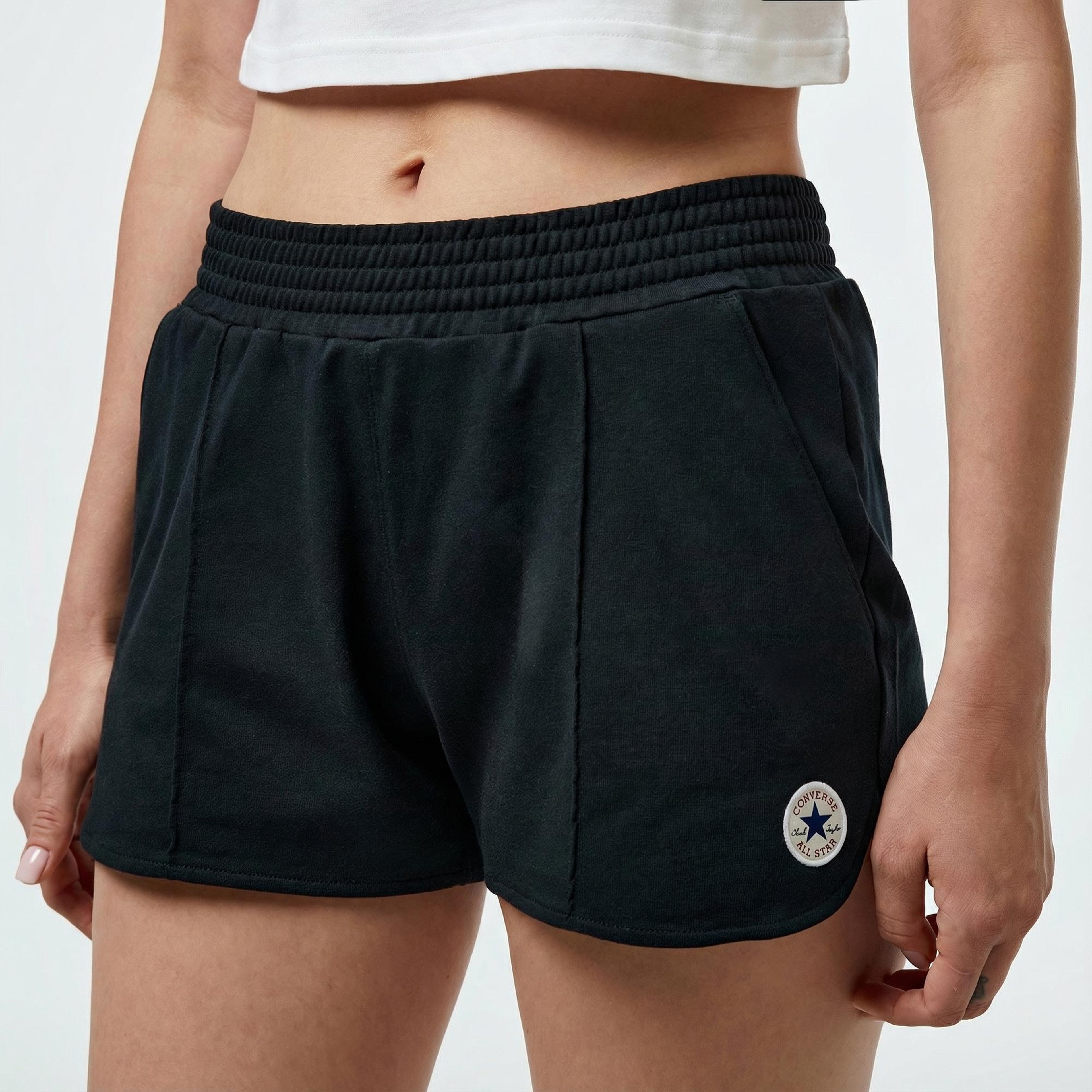 Converse Retro Kadın Siyah Şort
