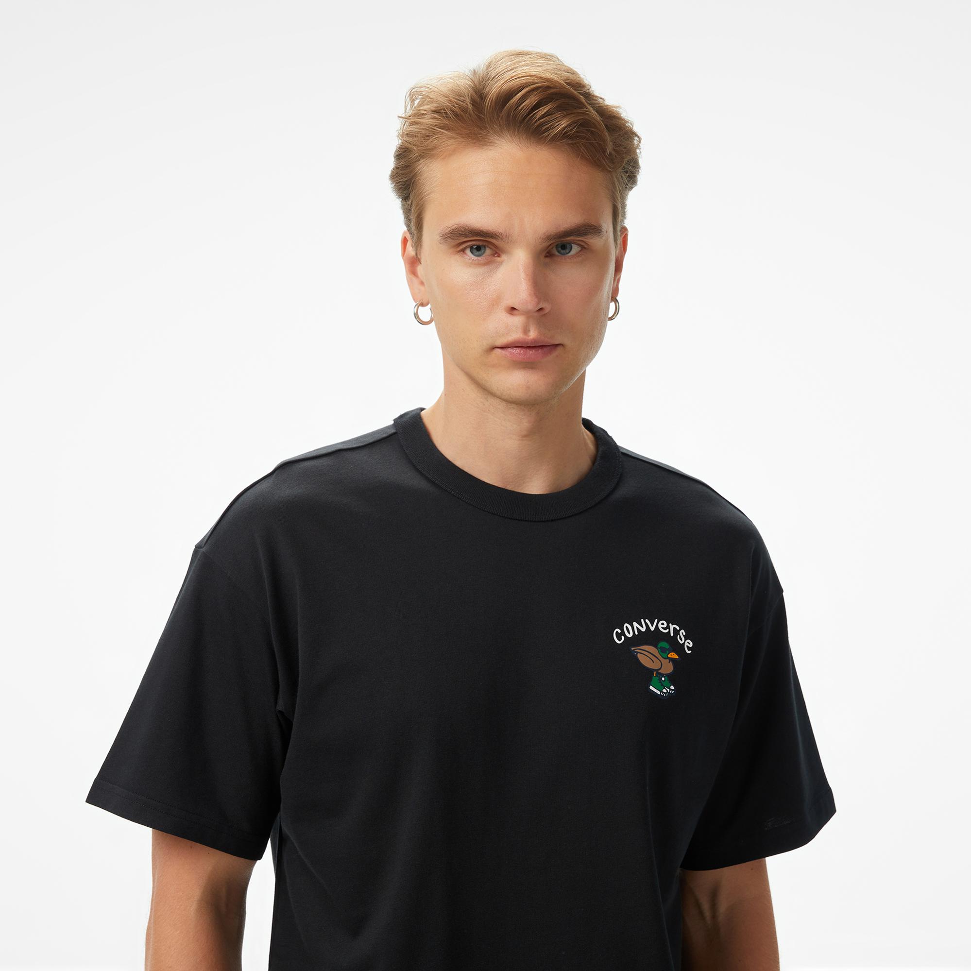 Converse Erkek Siyah T-Shirt