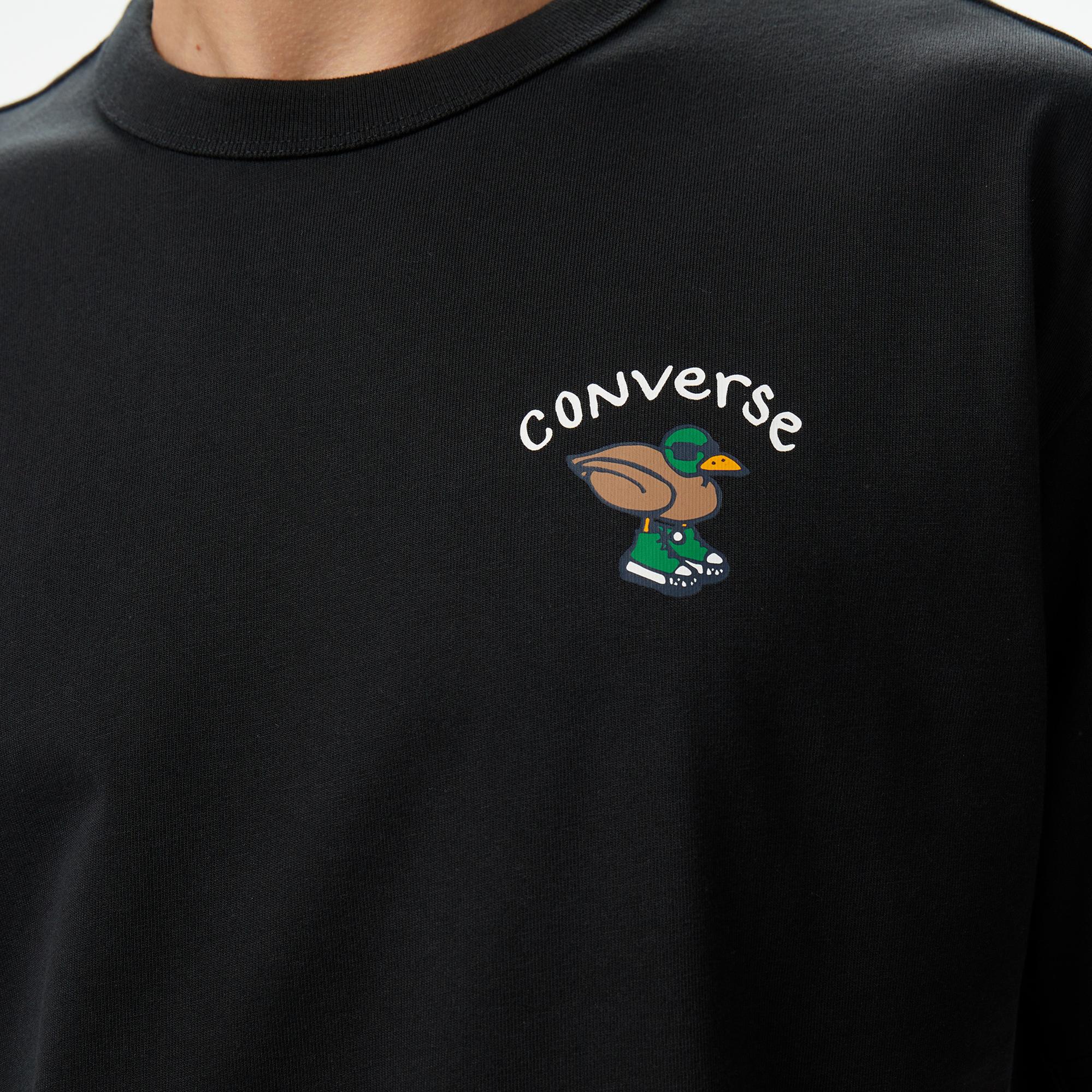 Converse Erkek Siyah T-Shirt