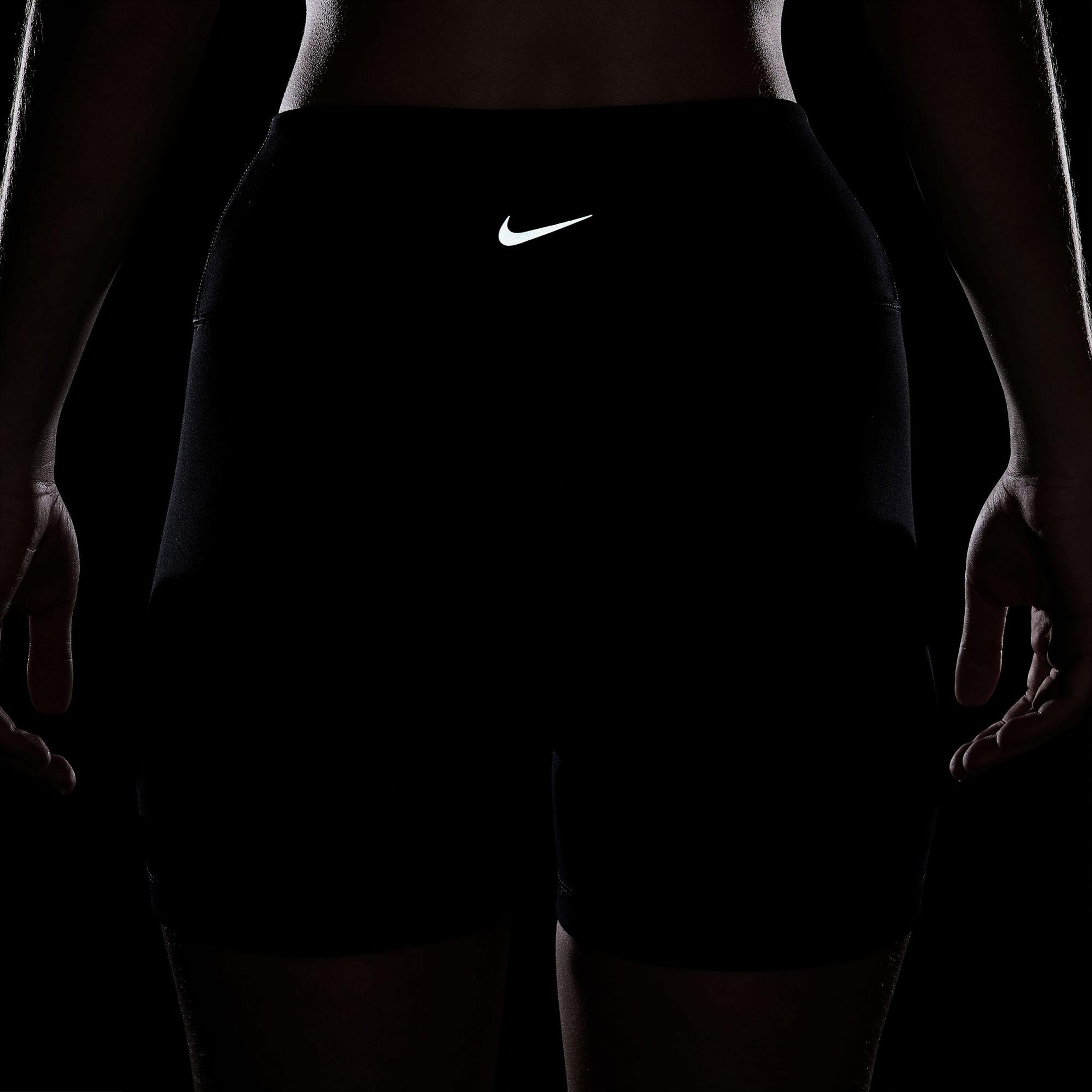 Nike One Dri-Fit 13 cm Kadın Siyah Tayt