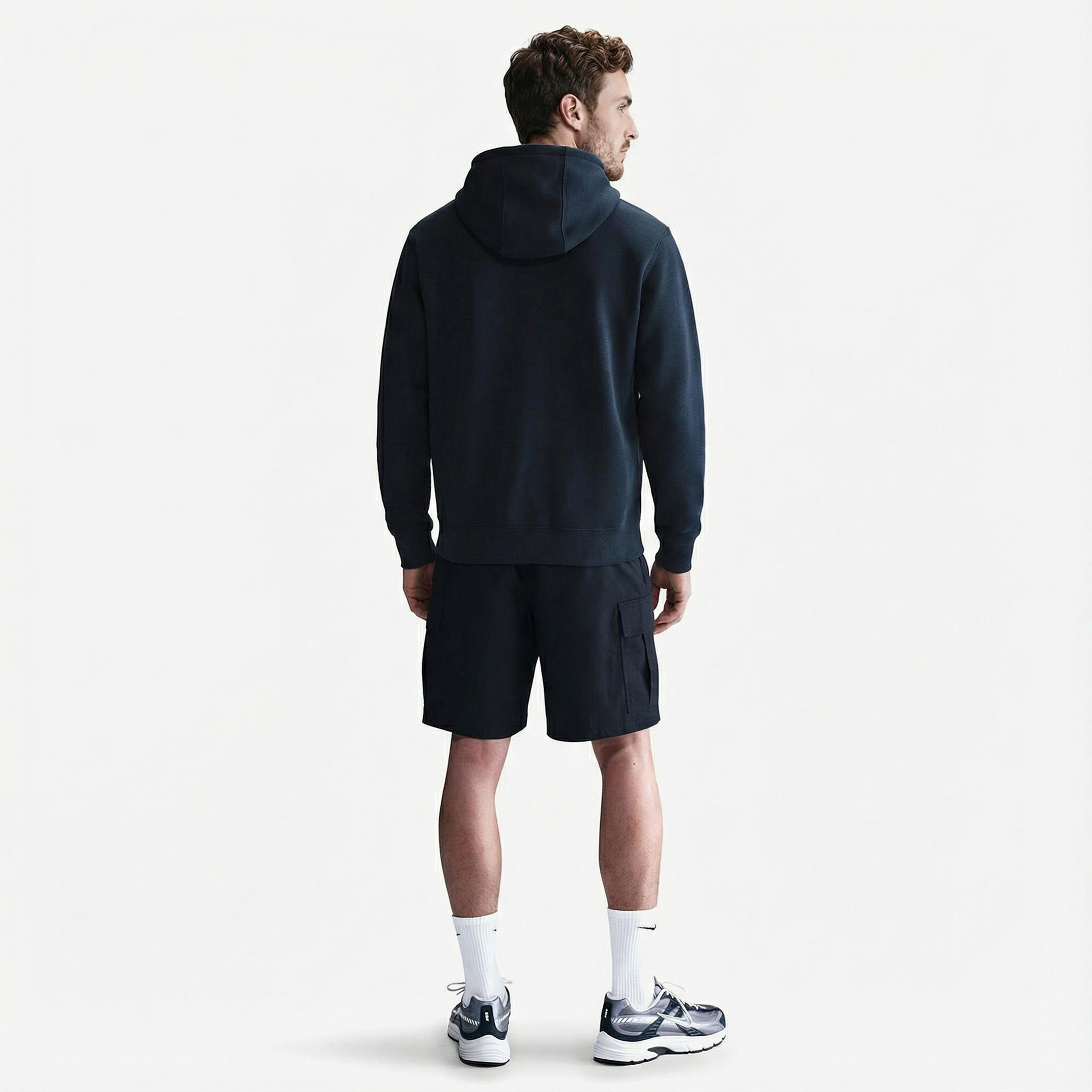 Nike Club Erkek Lacivert Hoodie