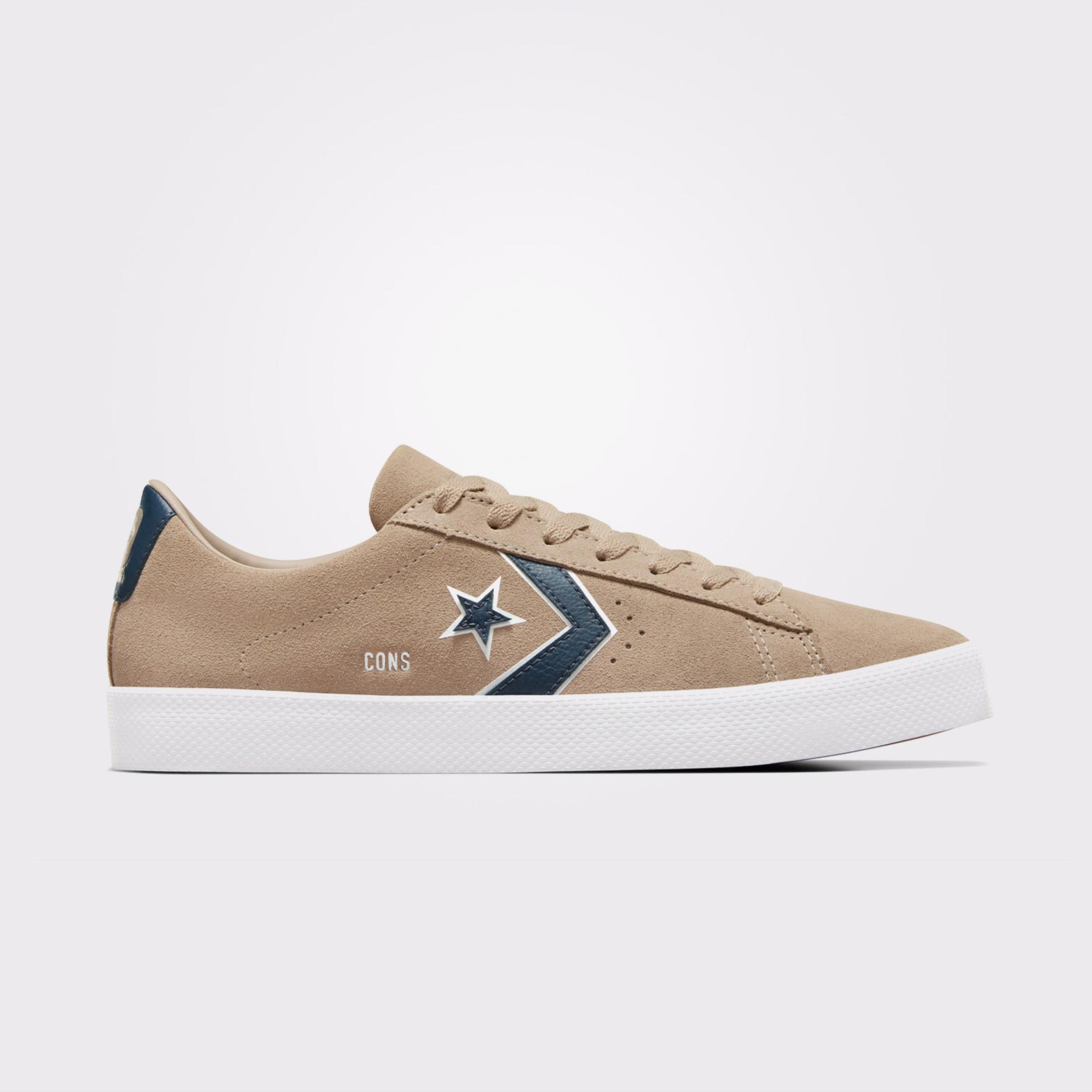 Converse Cons Pl Vulc Pro Classic Unisex Bej Süet Sneaker