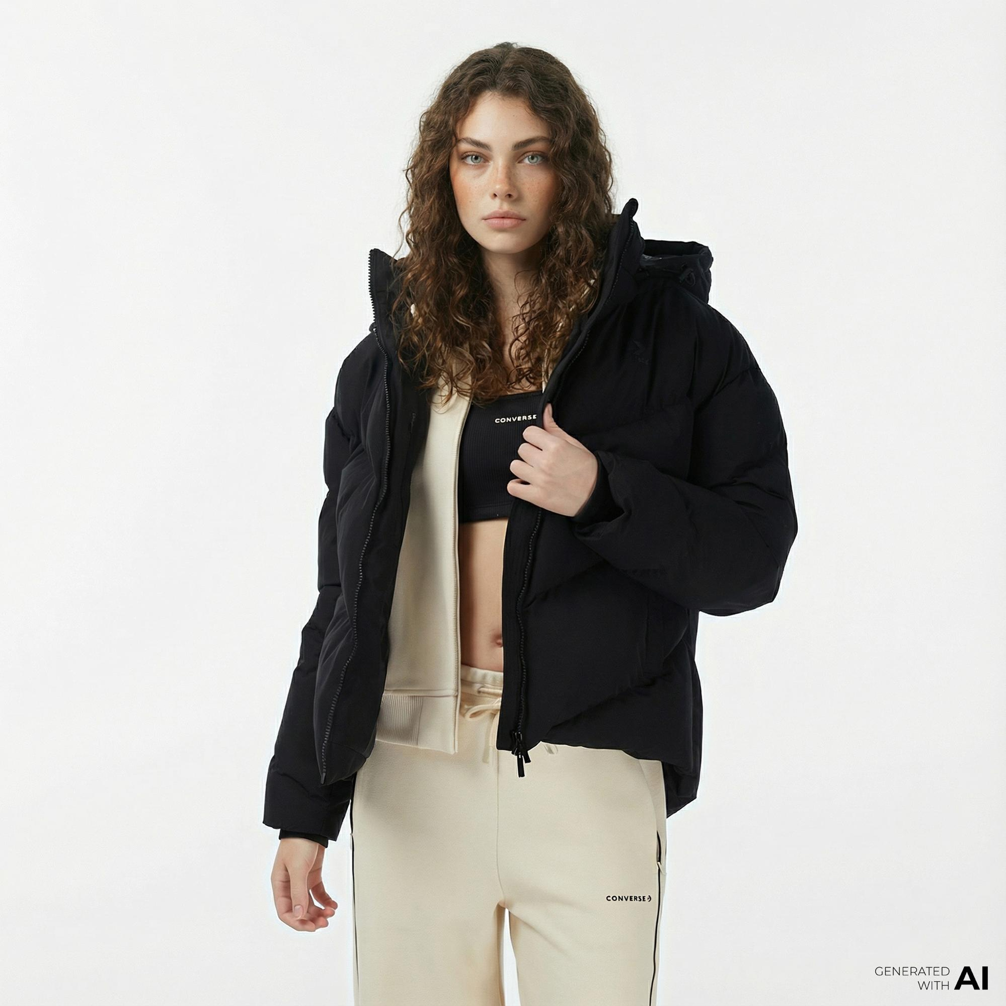 Converse Kadın Siyah Mont