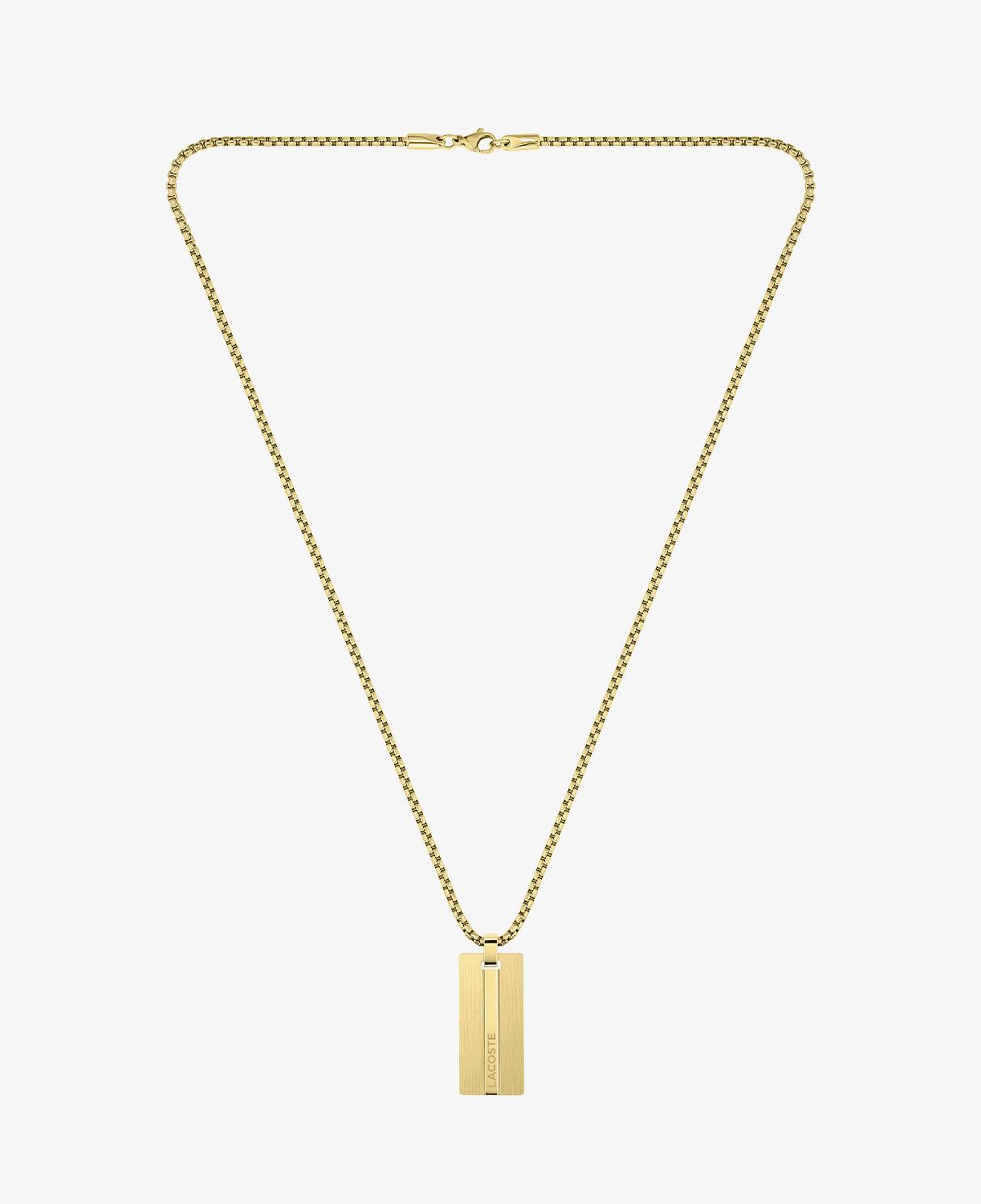 Lacoste Adventurer Erkek Sarı Kolye
