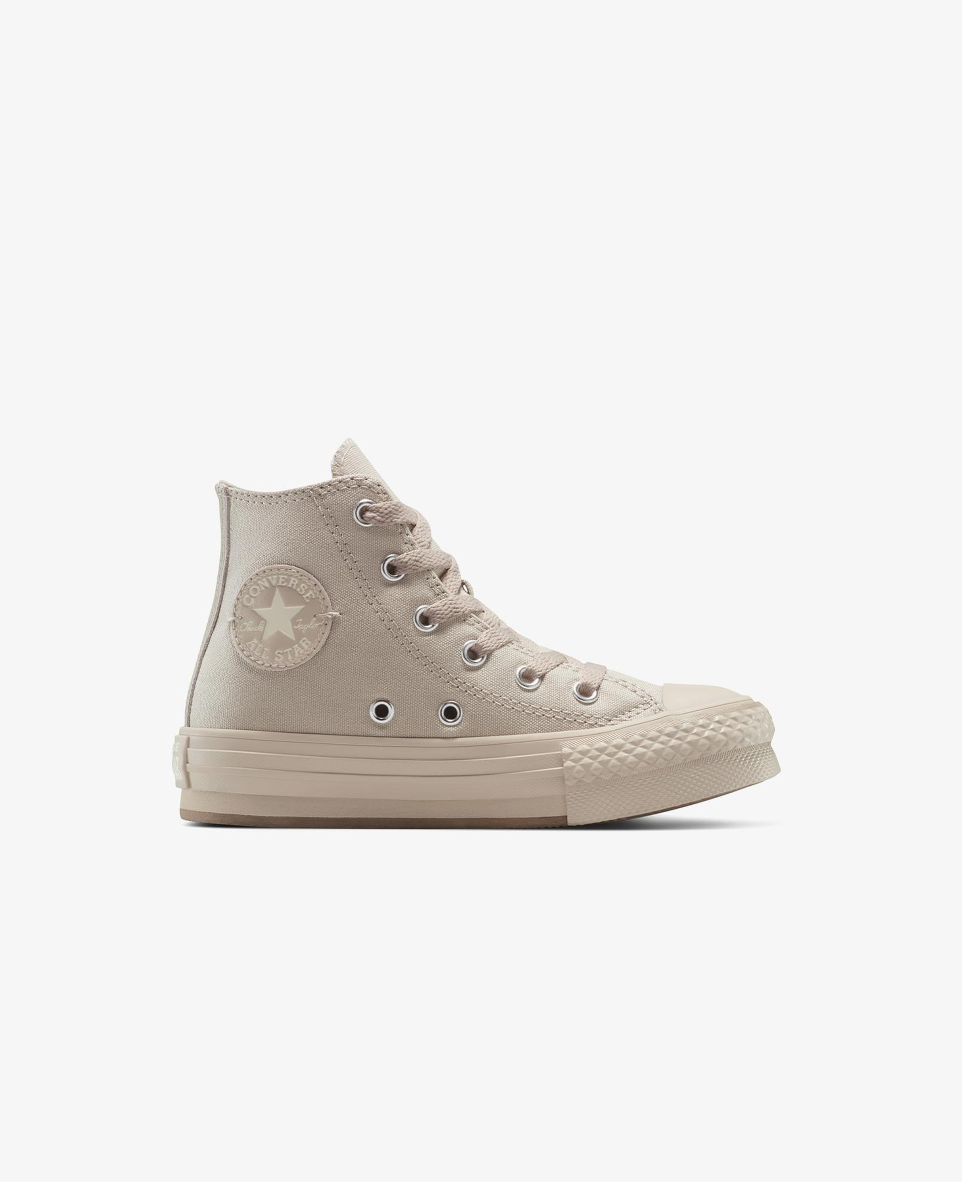 Converse Chuck Taylor All Star EVA Lift Platform Çocuk Bej Sneaker