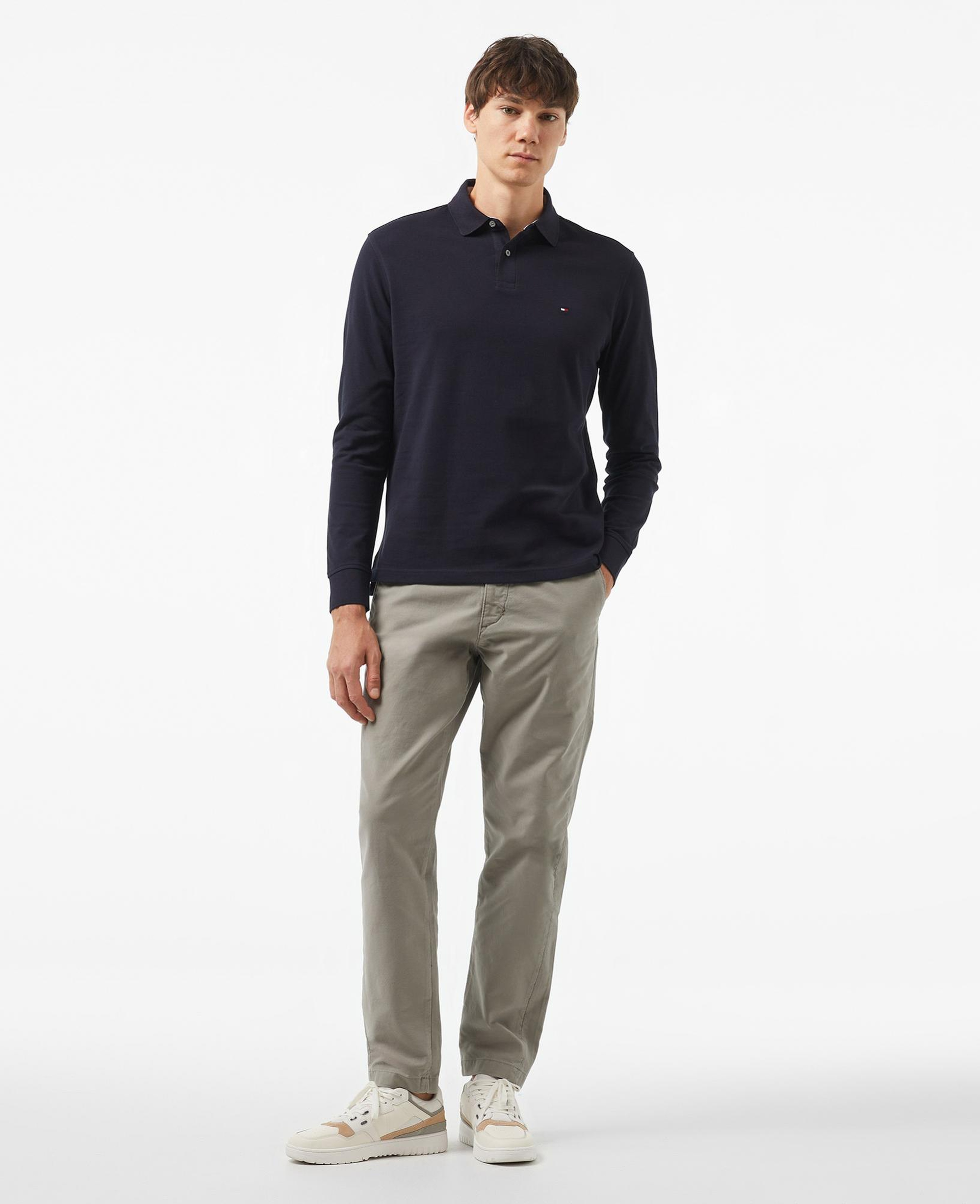 Tommy Hilfiger 1985 Regular Erkek Lacivert Polo Yaka T-Shirt