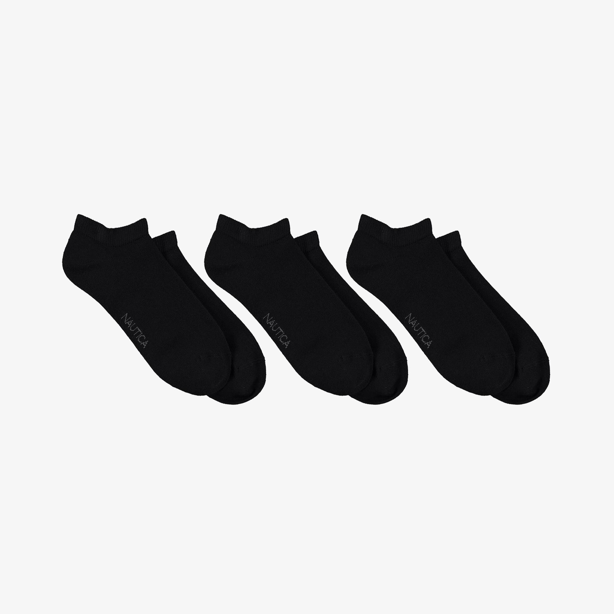 Nautica Unisex Siyah 3'lü Çorap