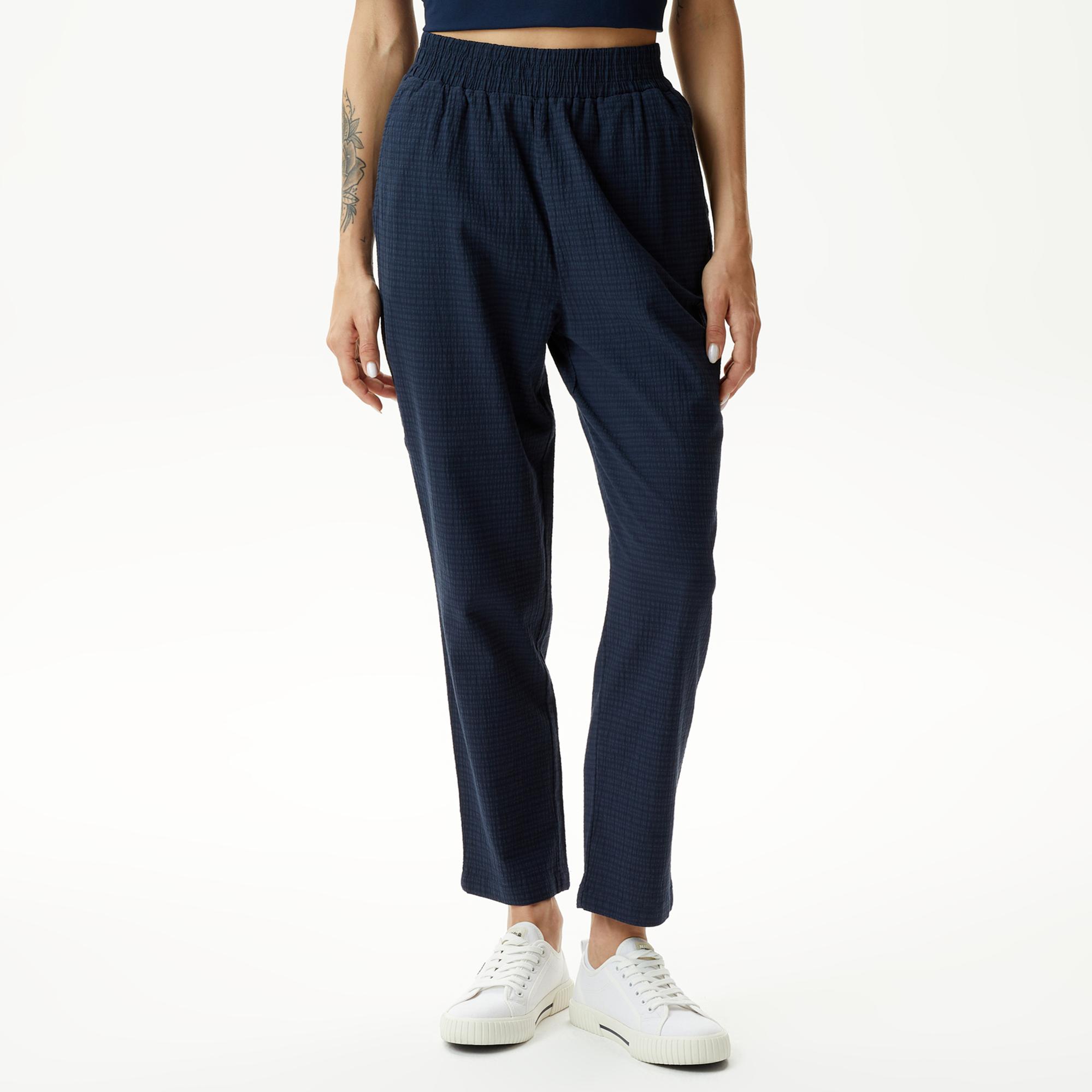 Nautica Kadın Lacivert Relaxed Fit Pantolon