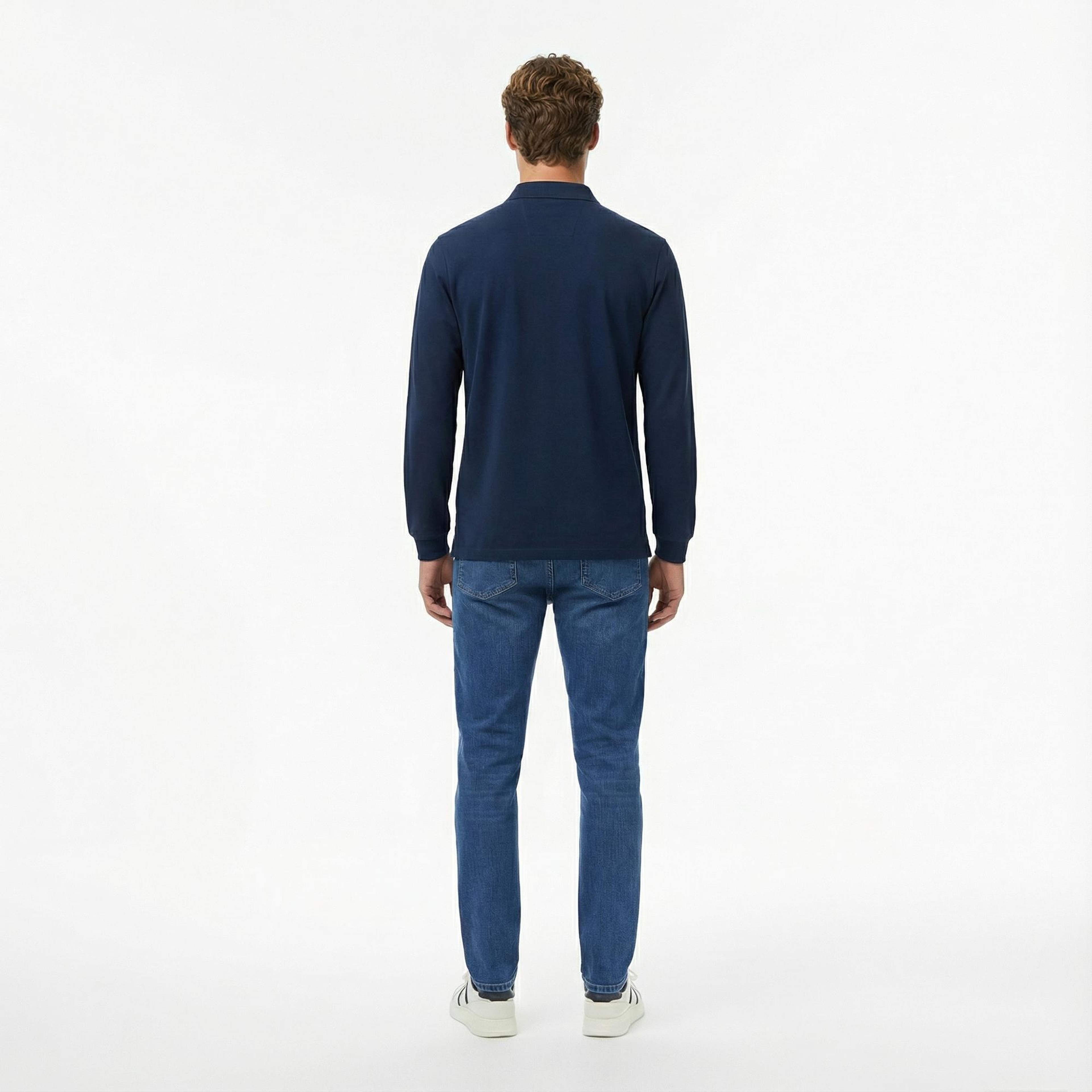 Nautica Erkek Mavi Skinny Straight Pantolon