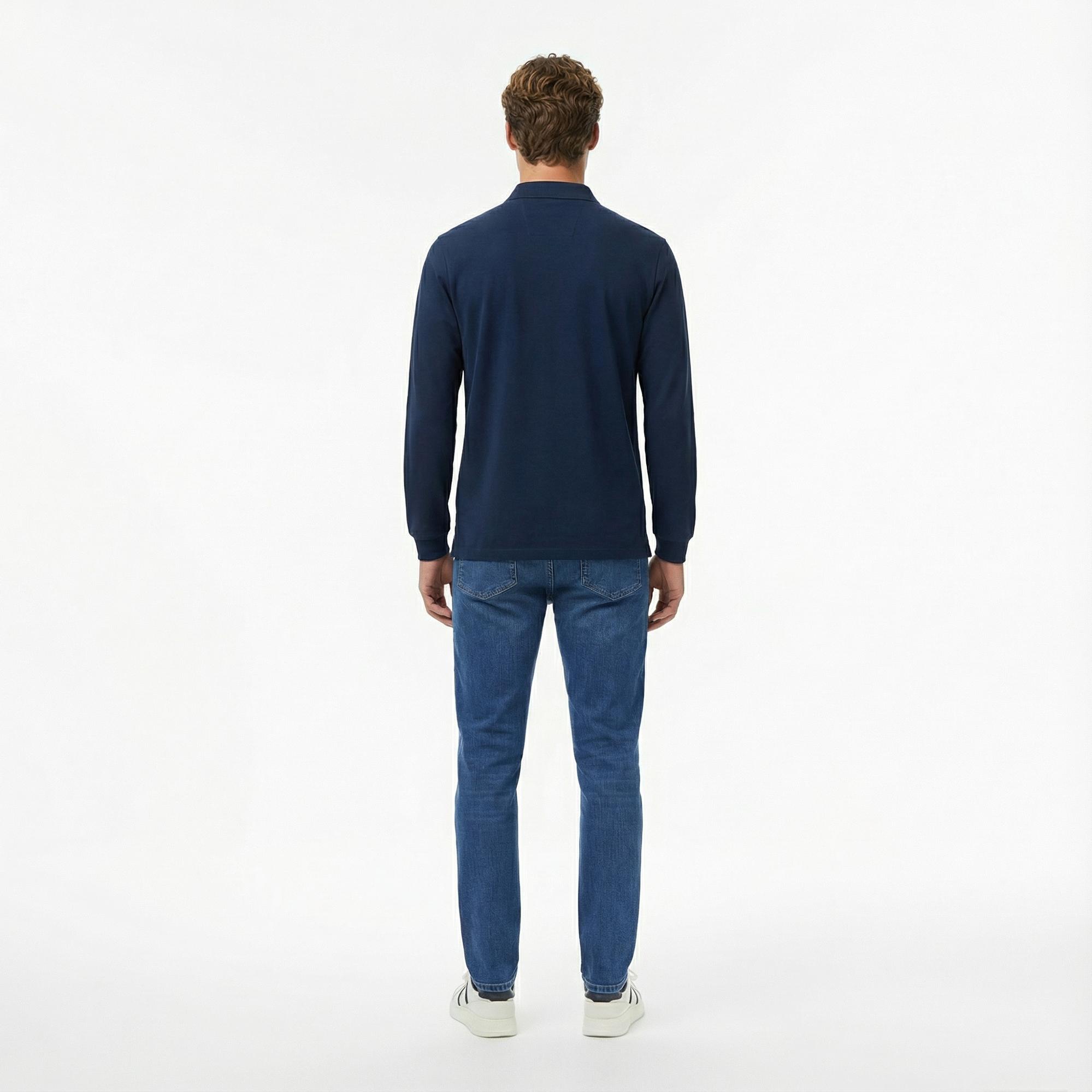 Nautica Erkek Mavi Skinny Straight Pantolon