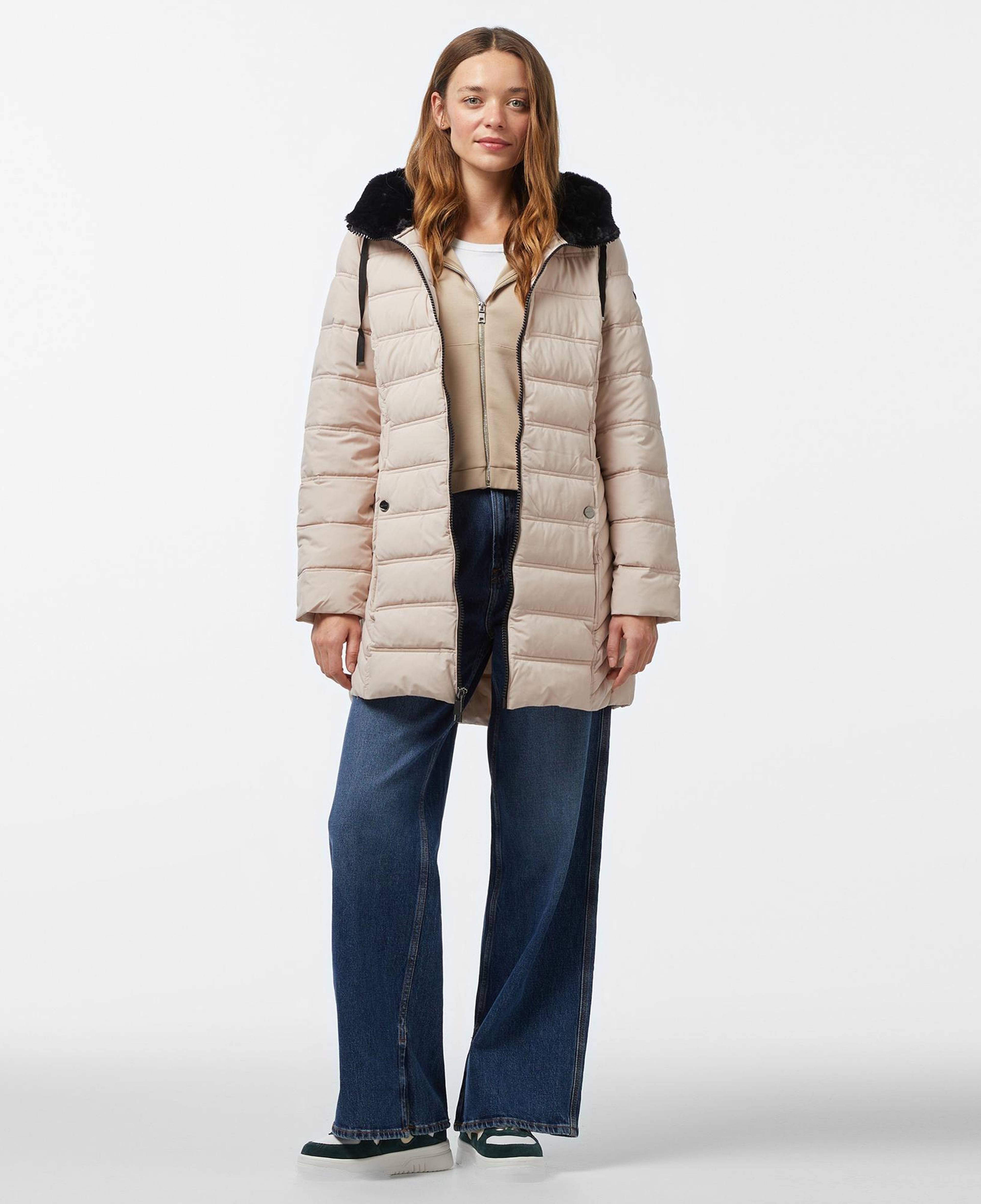 Nautica Kadın Krem Rengi Mont