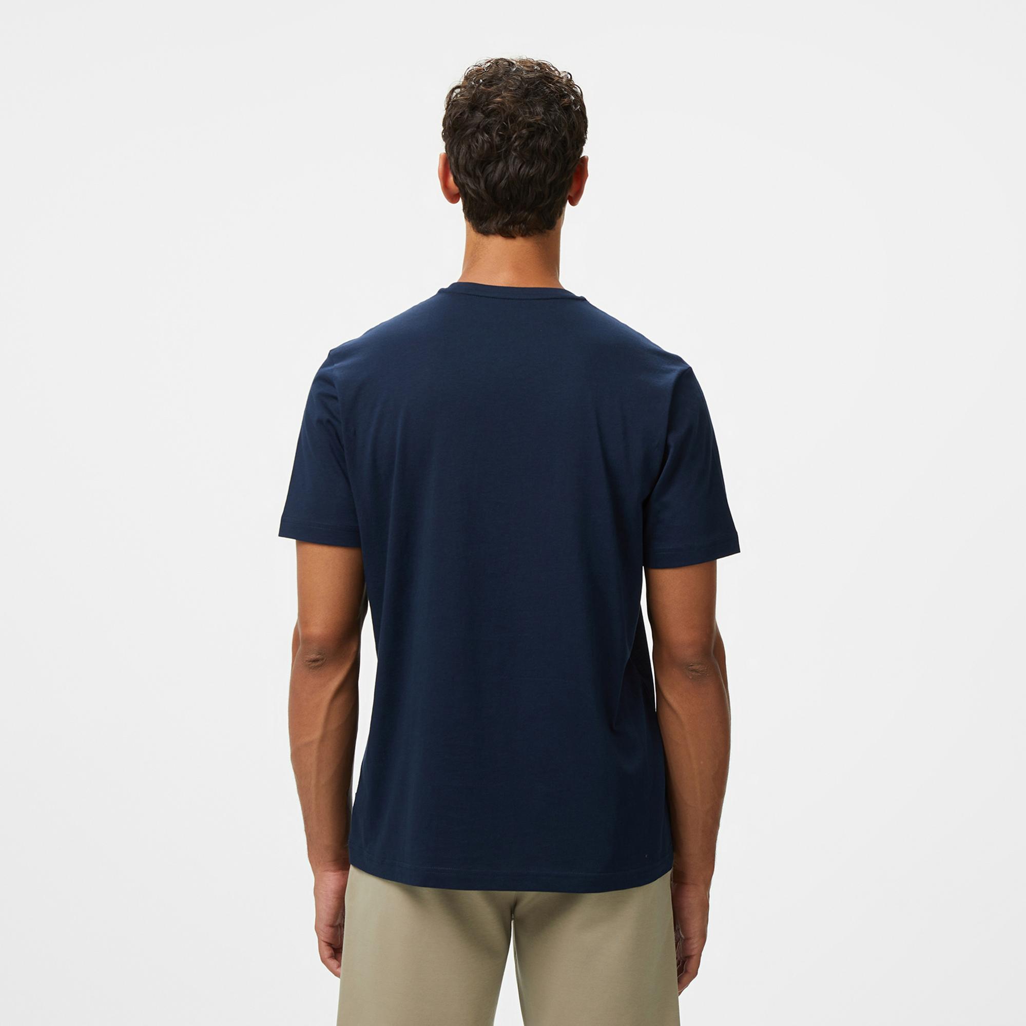 Nautica Erkek Lacivert Regular Fit Baskılı T-Shirt